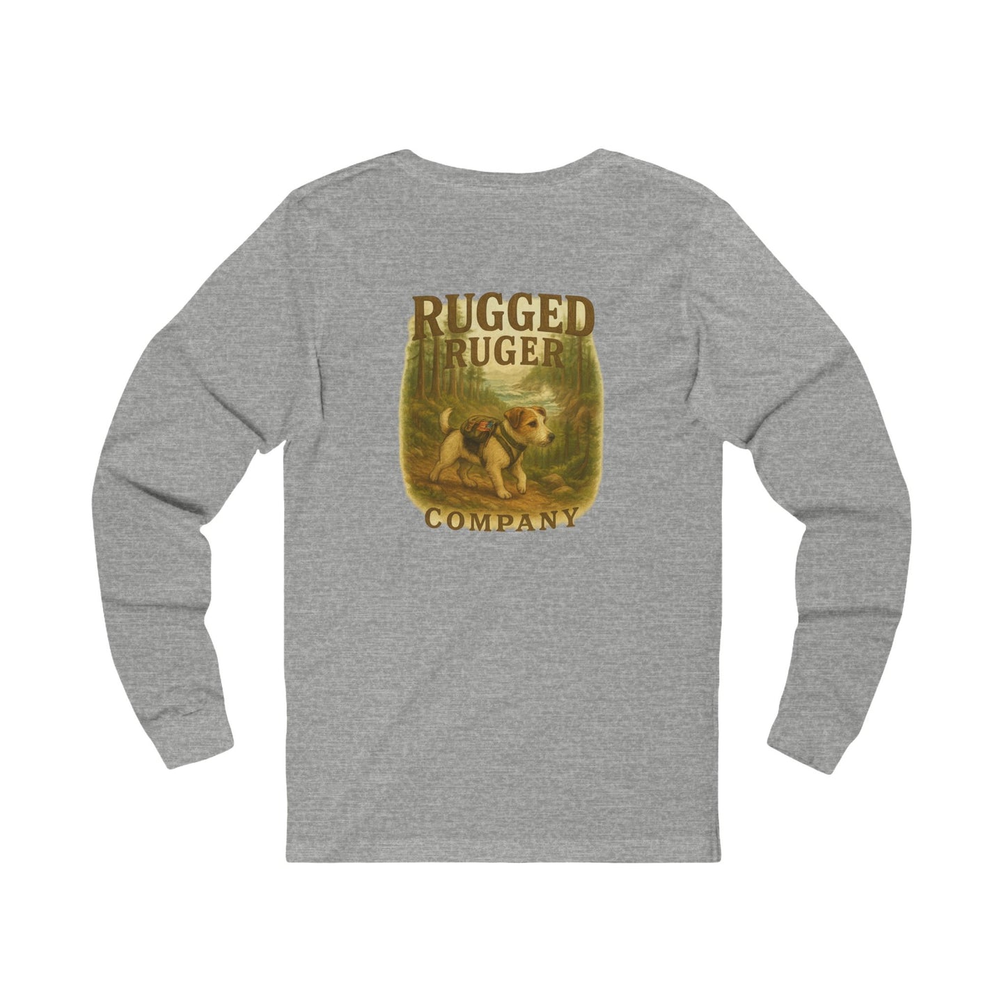 Rugged Ruger: Hiking, Unisex Jersey Long Sleeve Tee