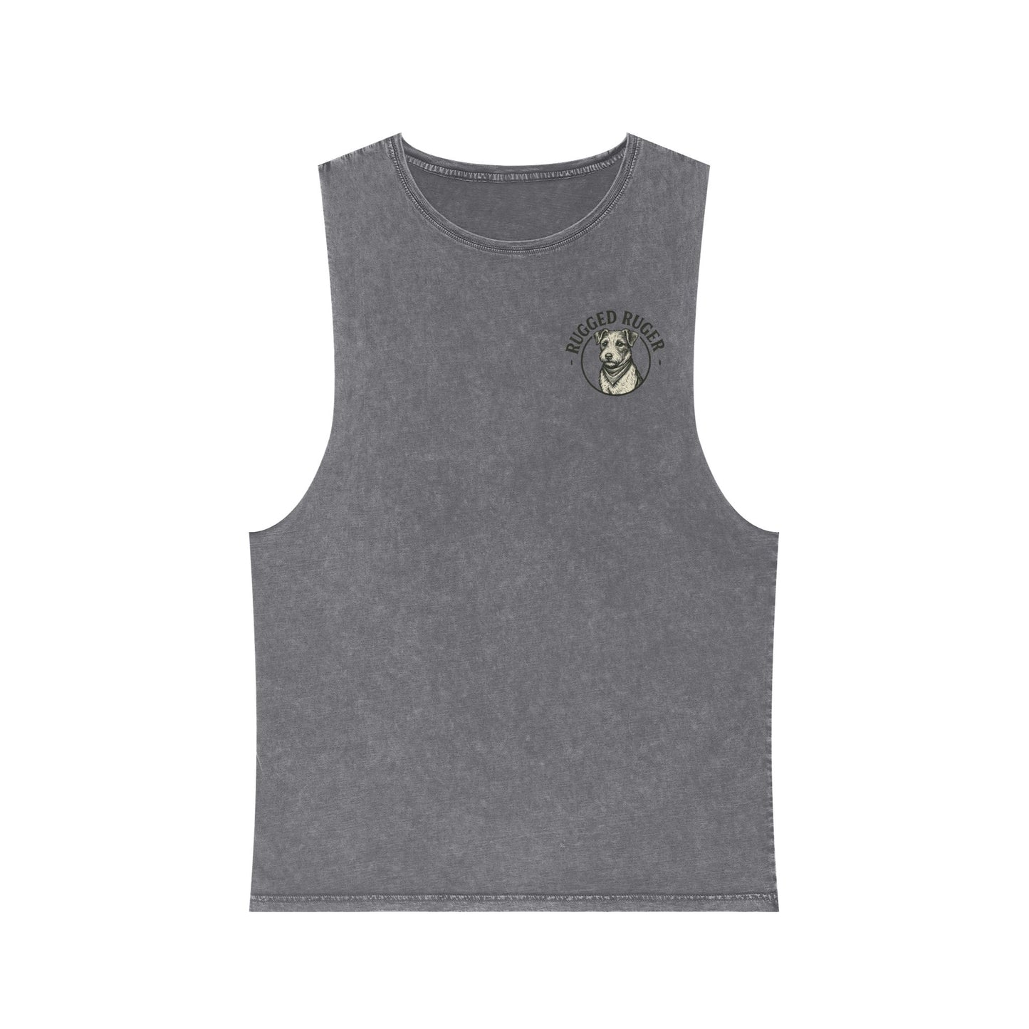 Rugged Ruger Vintage Stonewash Tank Top - Perfect for Summer, Outdoor Activities