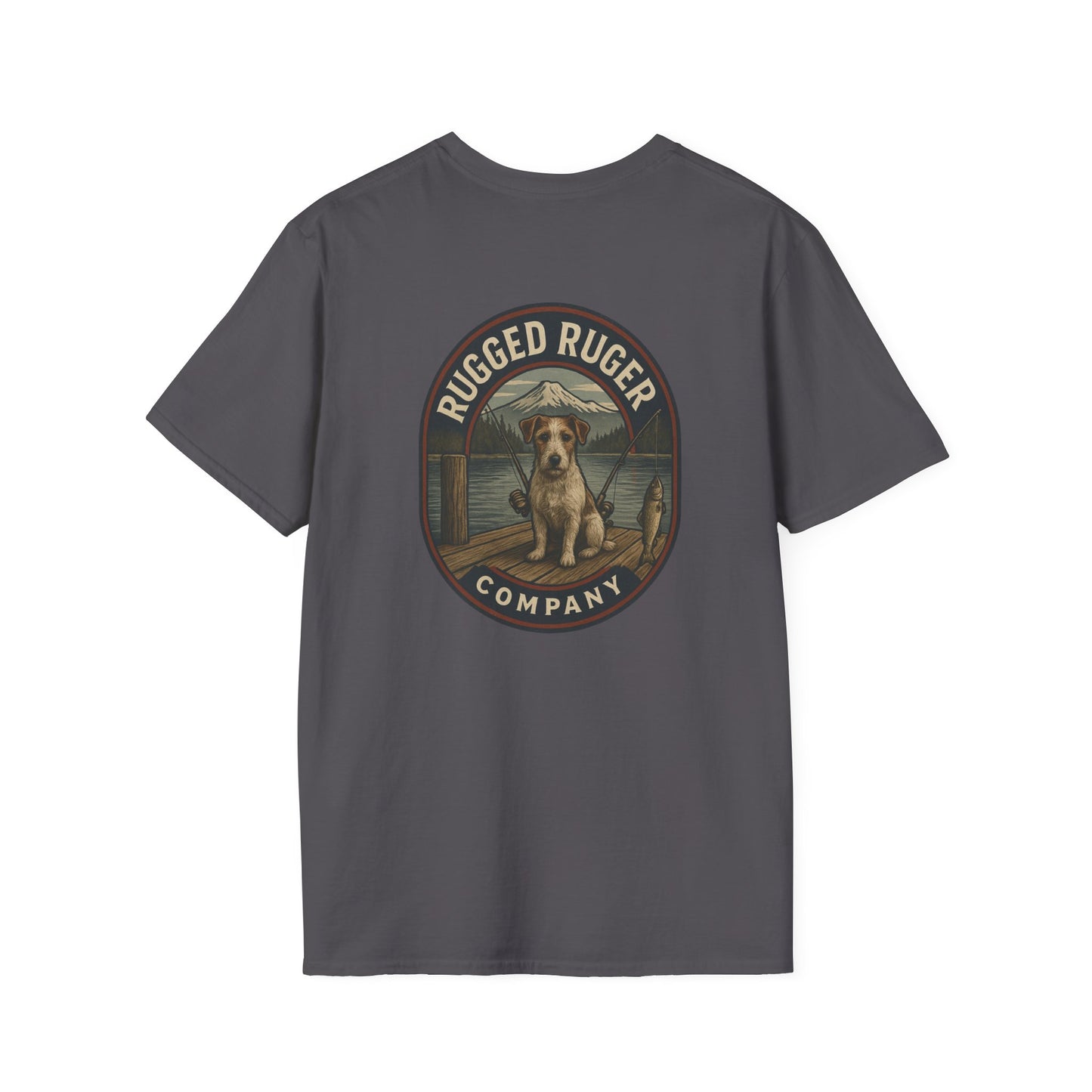 Rugged Ruger: Fishing,  Unisex Soft T-Shirt