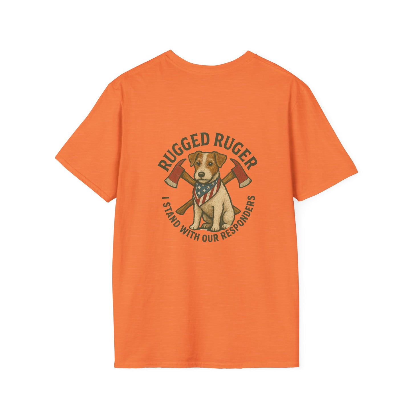 Rugged Rugger: Support Our Responders Shirt, Unisex Graphic Tee