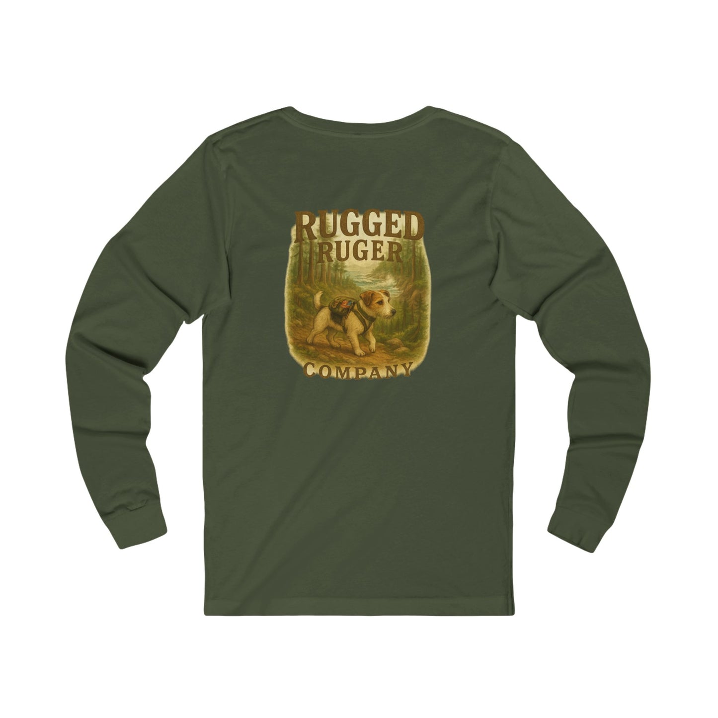 Rugged Ruger: Hiking, Unisex Jersey Long Sleeve Tee