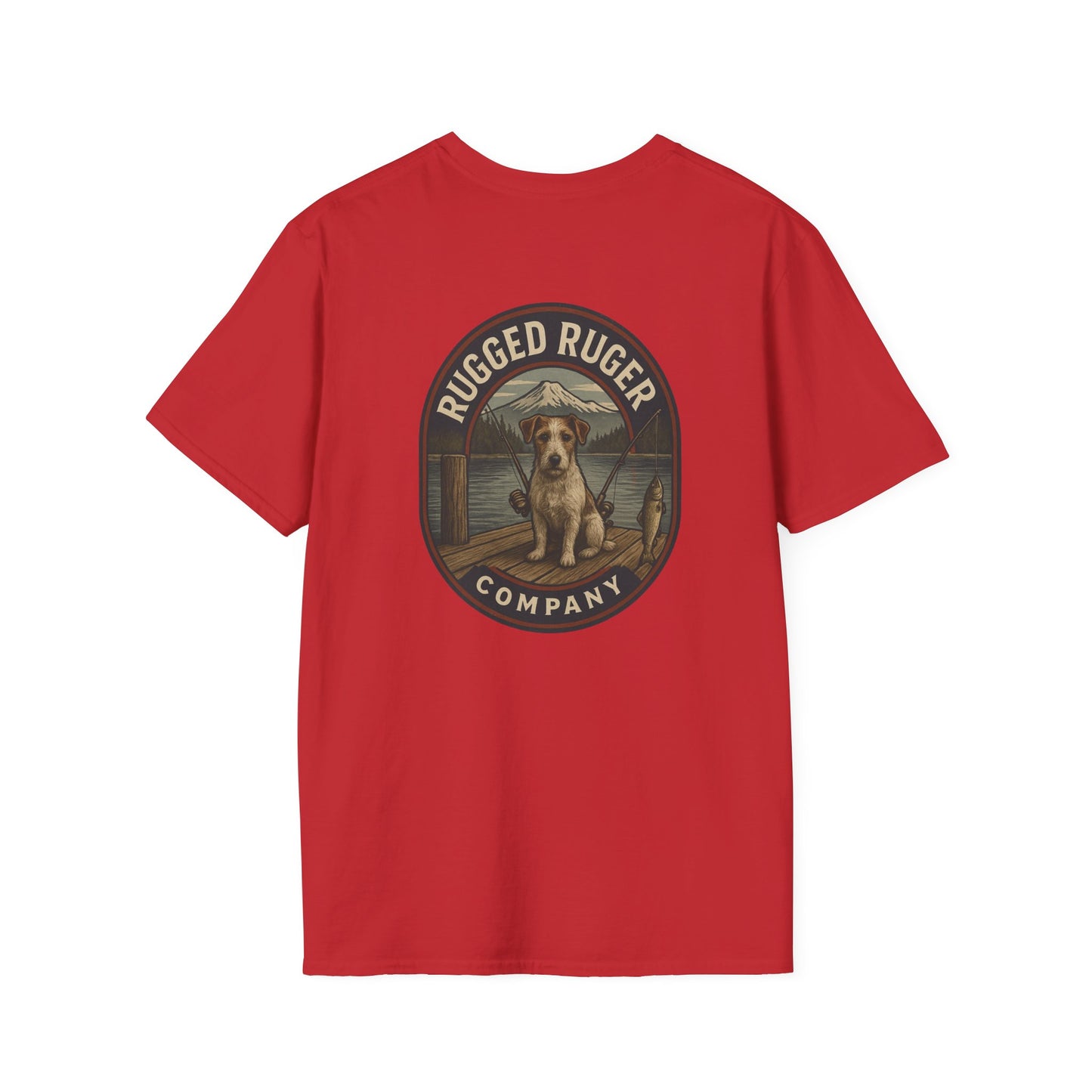 Rugged Ruger: Fishing,  Unisex Soft T-Shirt