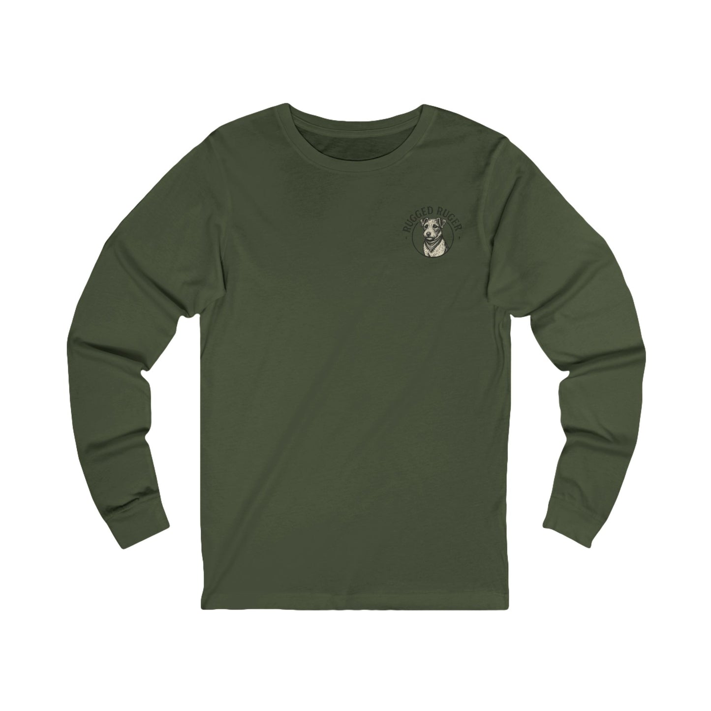 Rugged Ruger: Hiking, Unisex Jersey Long Sleeve Tee