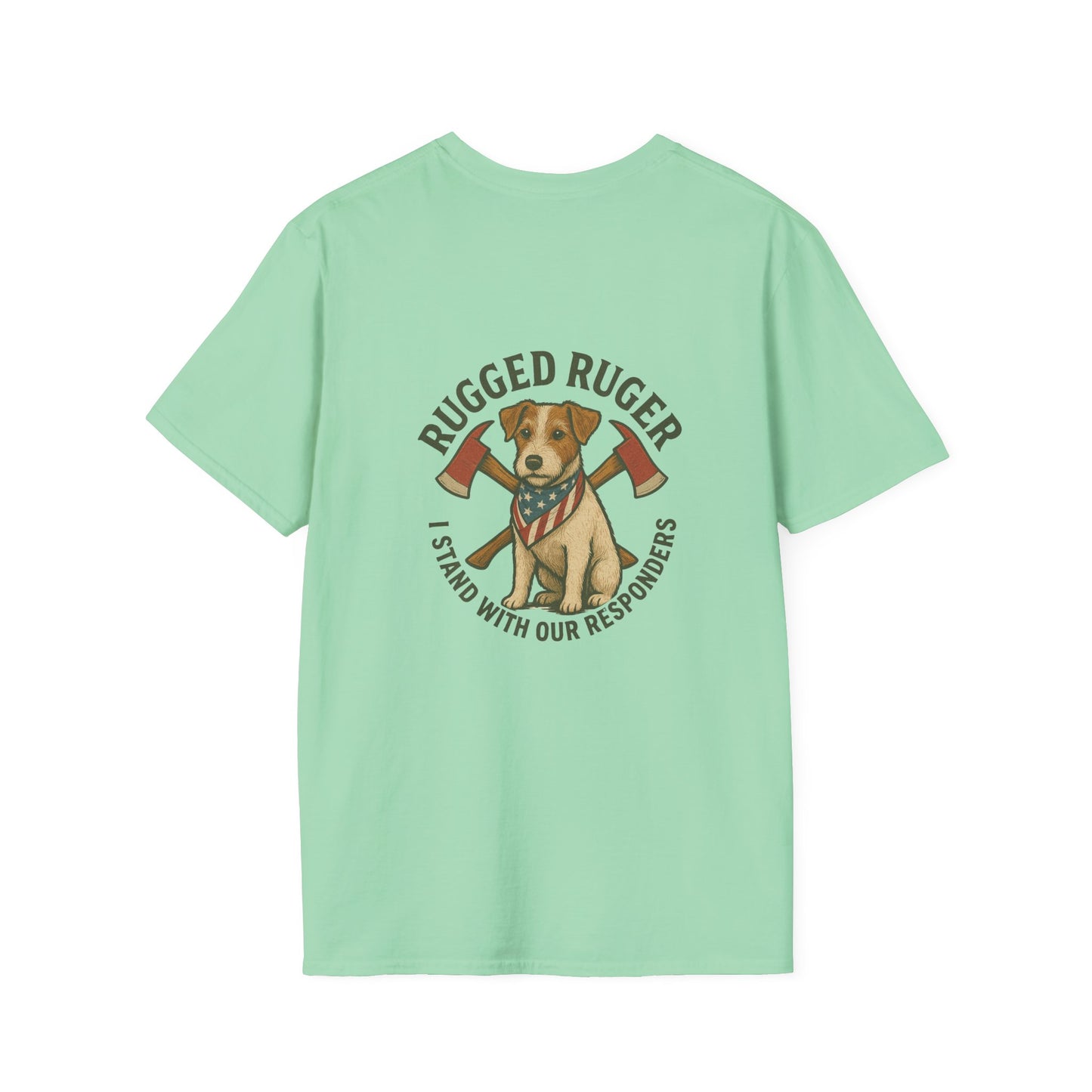 Rugged Rugger: Support Our Responders Shirt, Unisex Graphic Tee