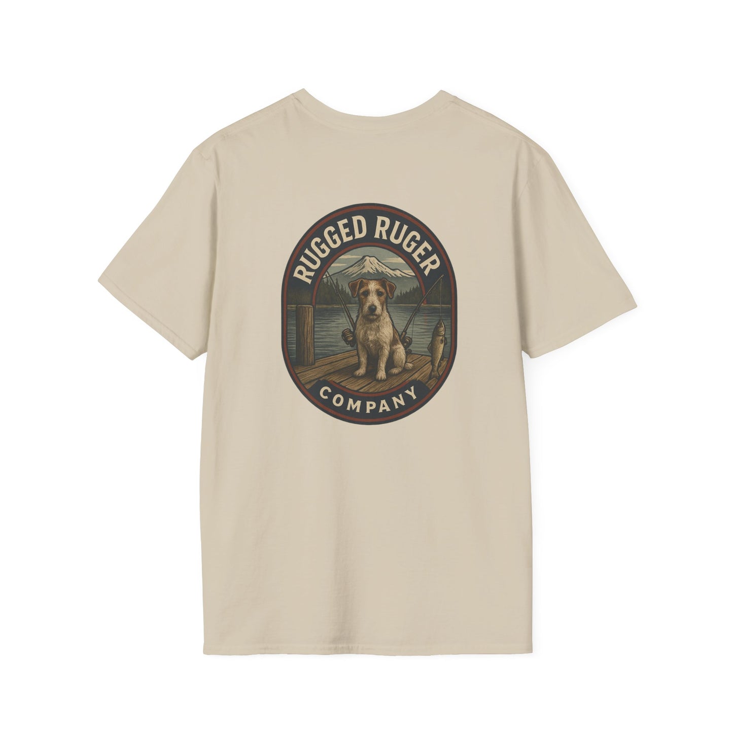 Rugged Ruger: Fishing,  Unisex Soft T-Shirt