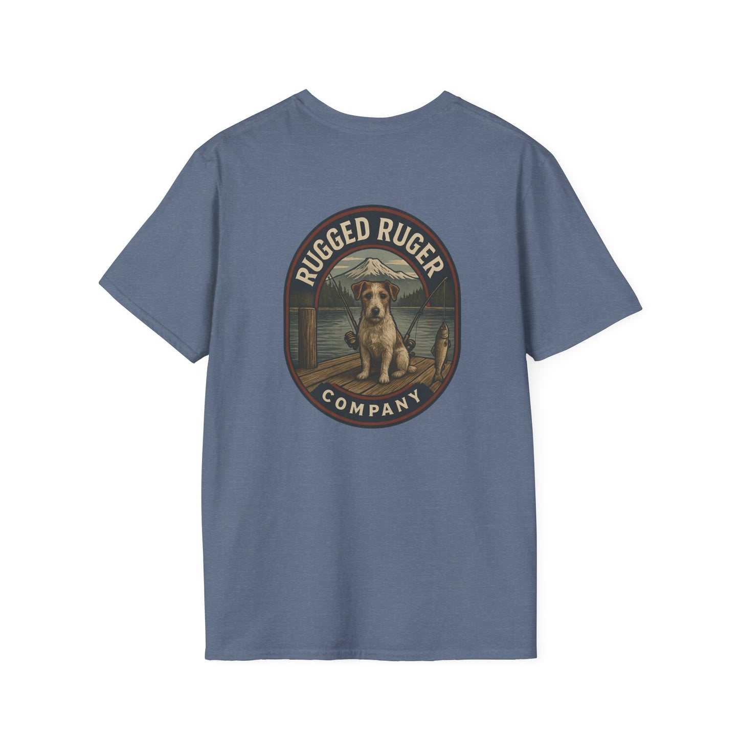 Rugged Ruger: Fishing,  Unisex Soft T-Shirt