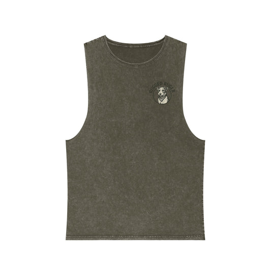 Rugged Ruger Vintage Stonewash Tank Top - Perfect for Summer, Outdoor Activities