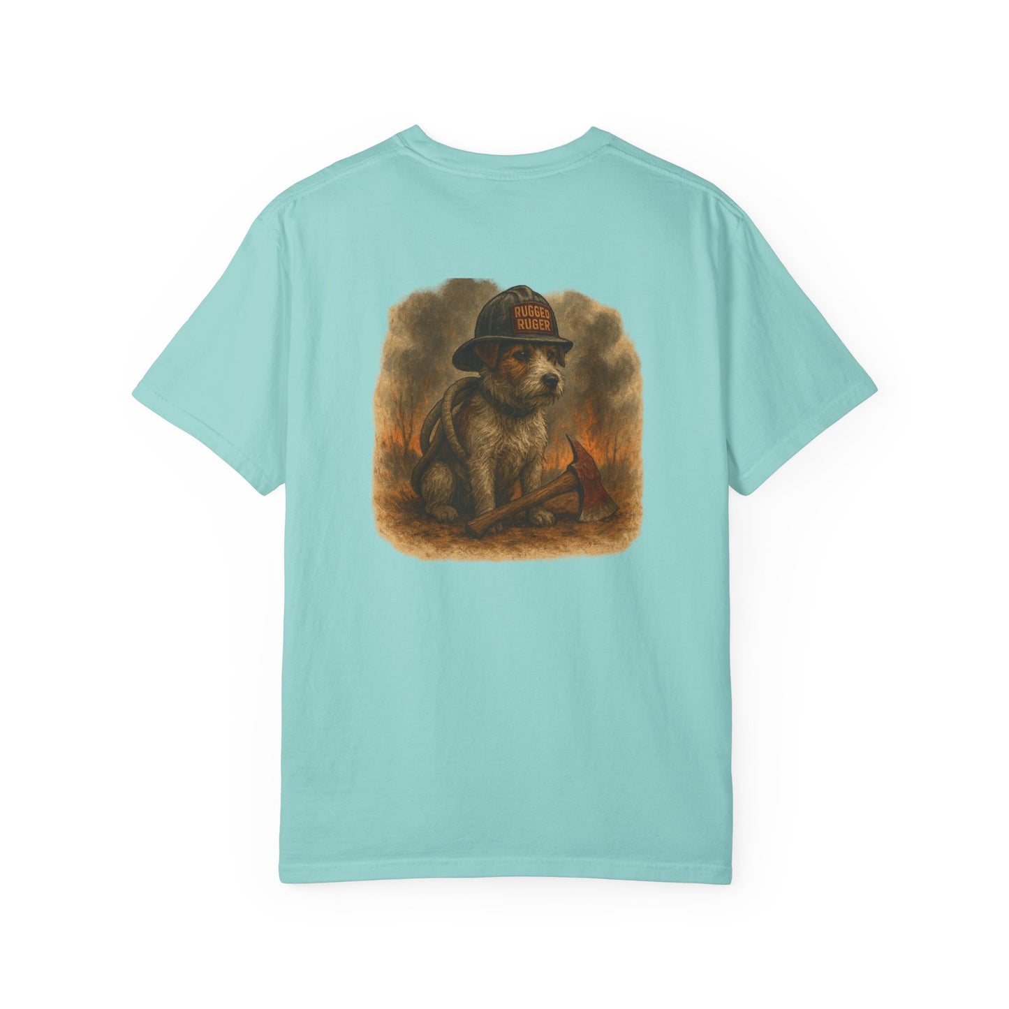 Rugged Ruger: Wildland Fire, Unisex Garment-Dyed Tee