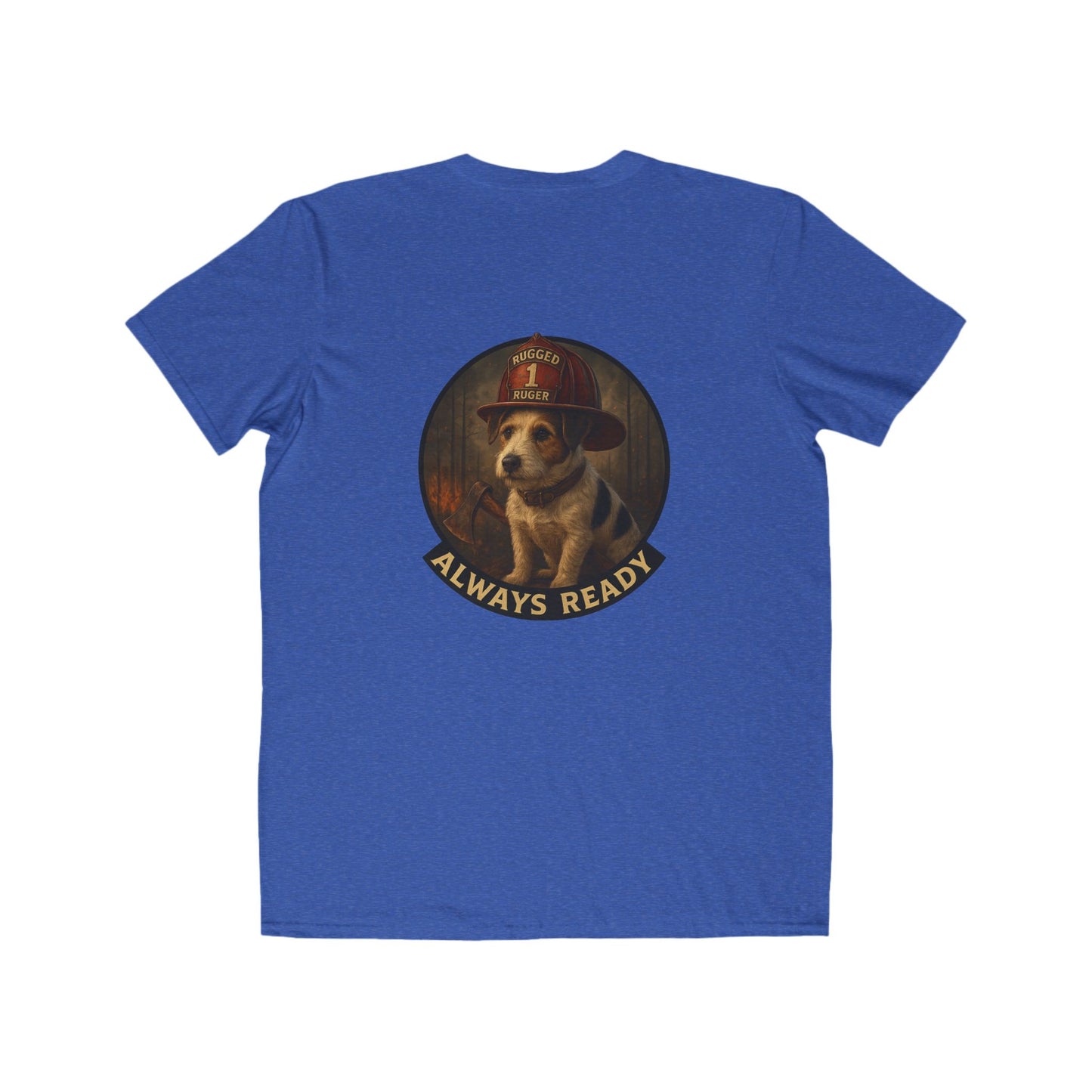 Rugged Ruger Firefighter Tee: Always ready, Men's Lightweight Tee,
