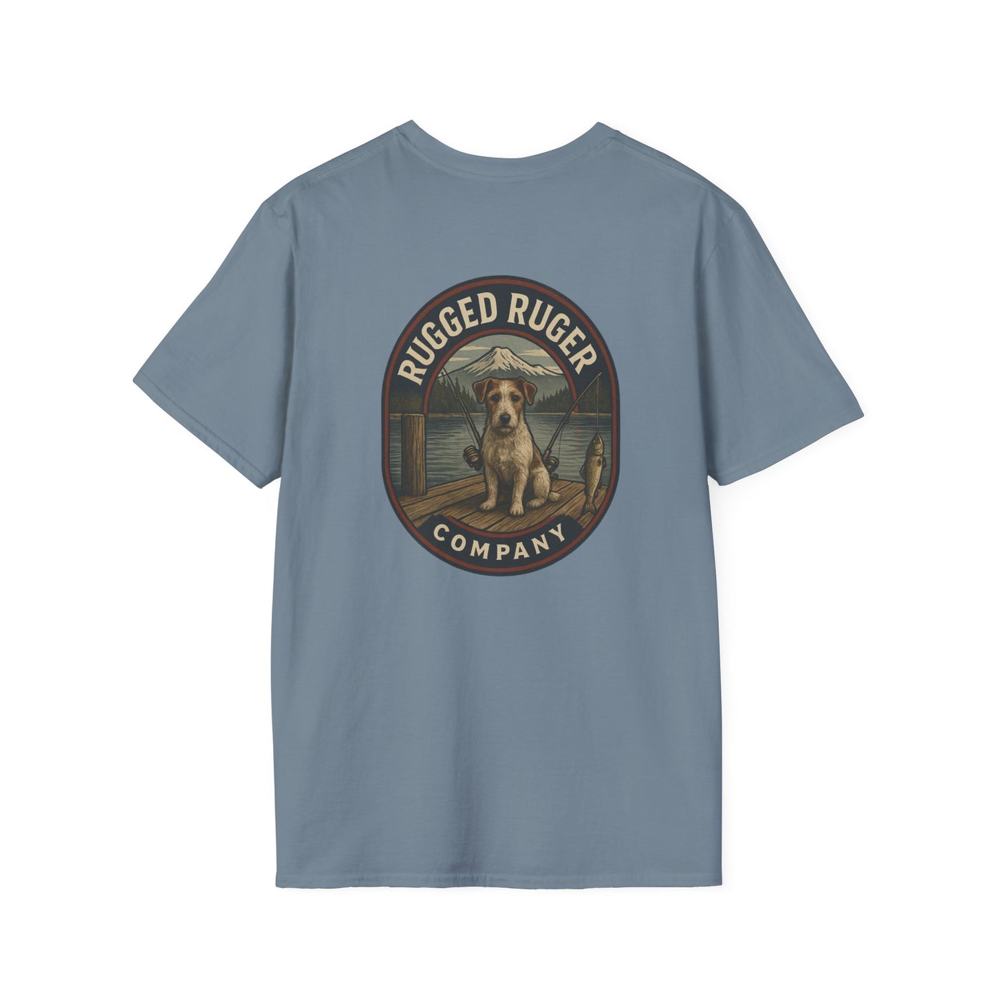 Rugged Ruger: Fishing,  Unisex Soft T-Shirt
