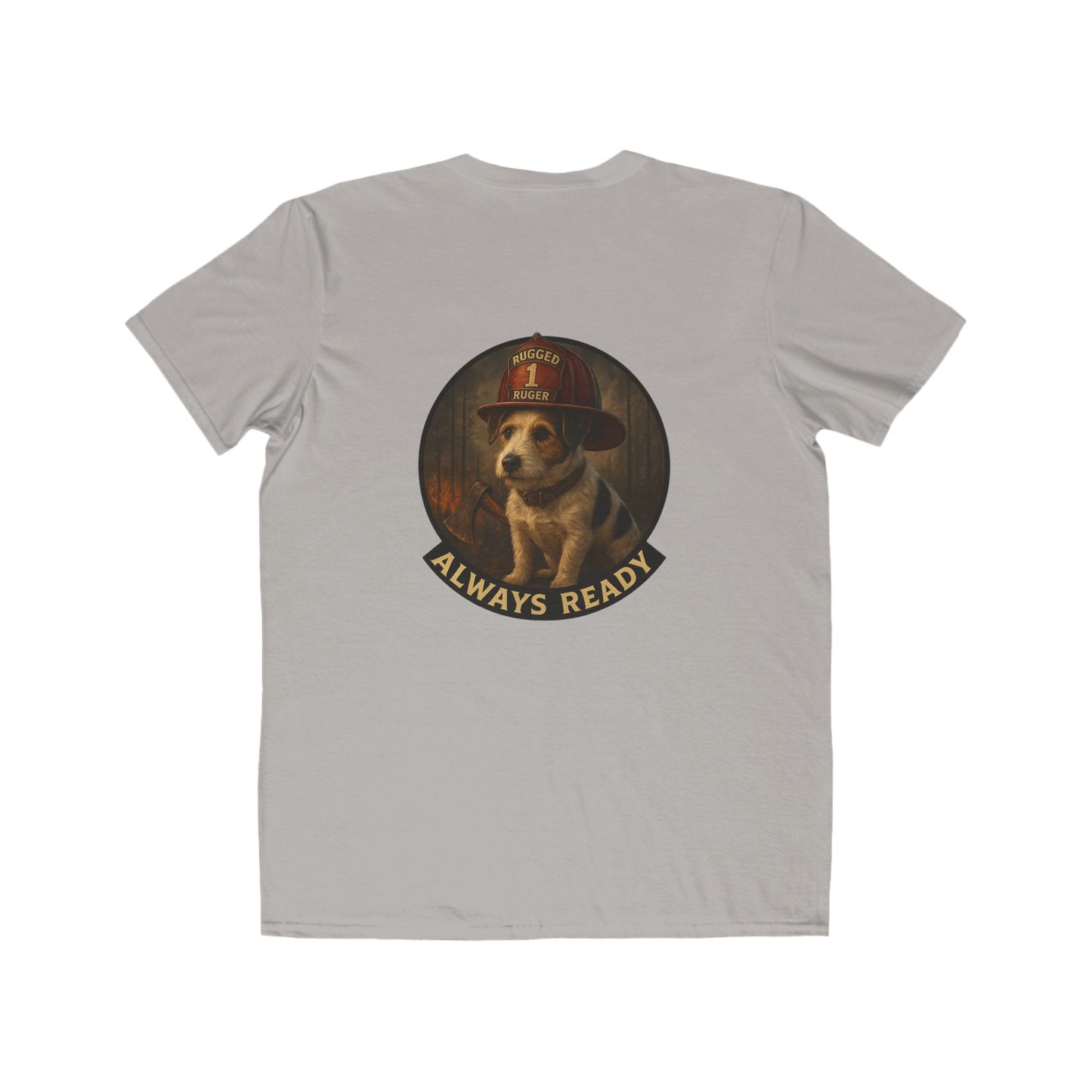 Rugged Ruger Firefighter Tee: Always ready, Men's Lightweight Tee,