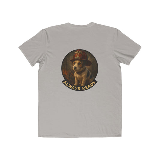 Rugged Ruger Firefighter Tee: Always ready, Men's Lightweight Tee,