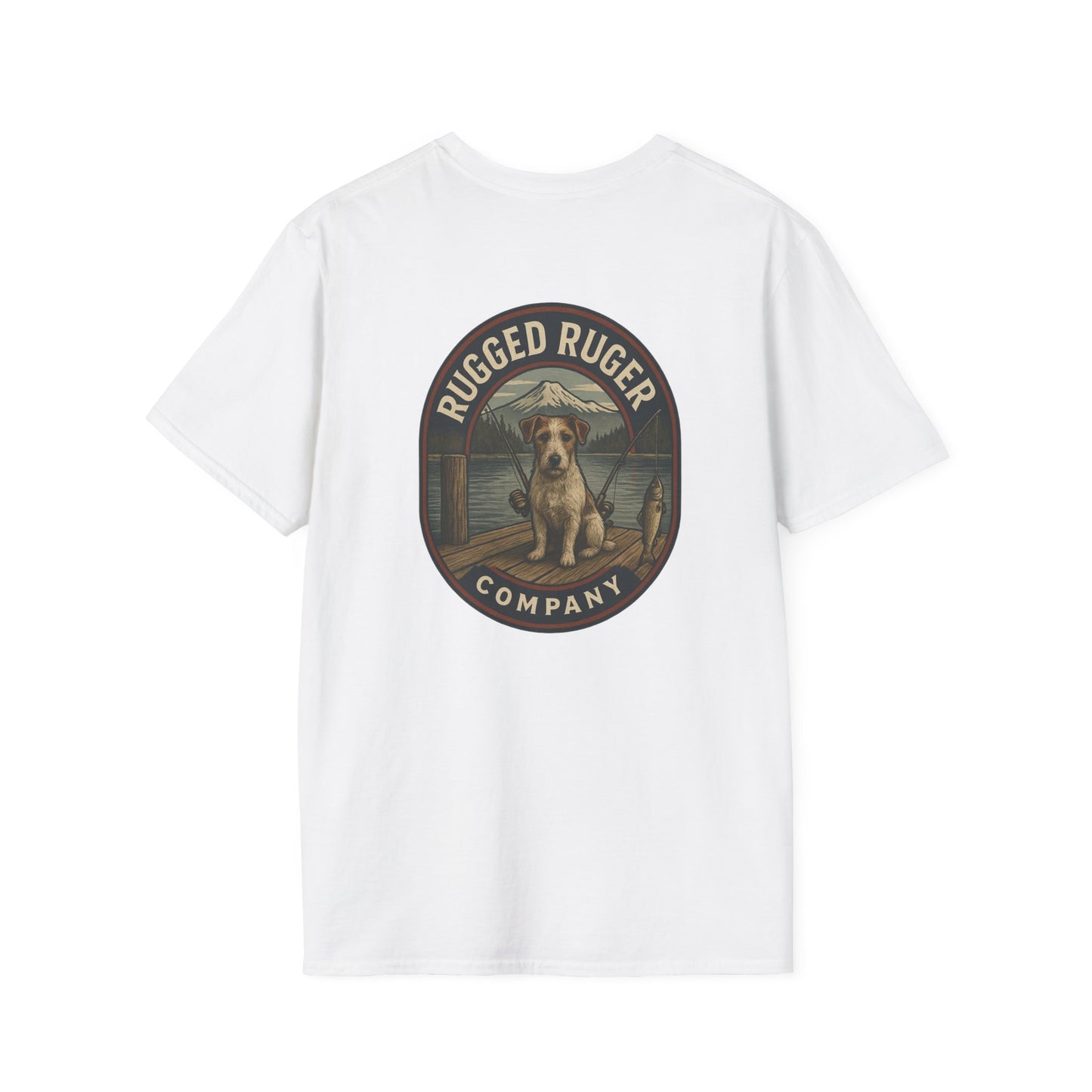 Rugged Ruger: Fishing,  Unisex Soft T-Shirt