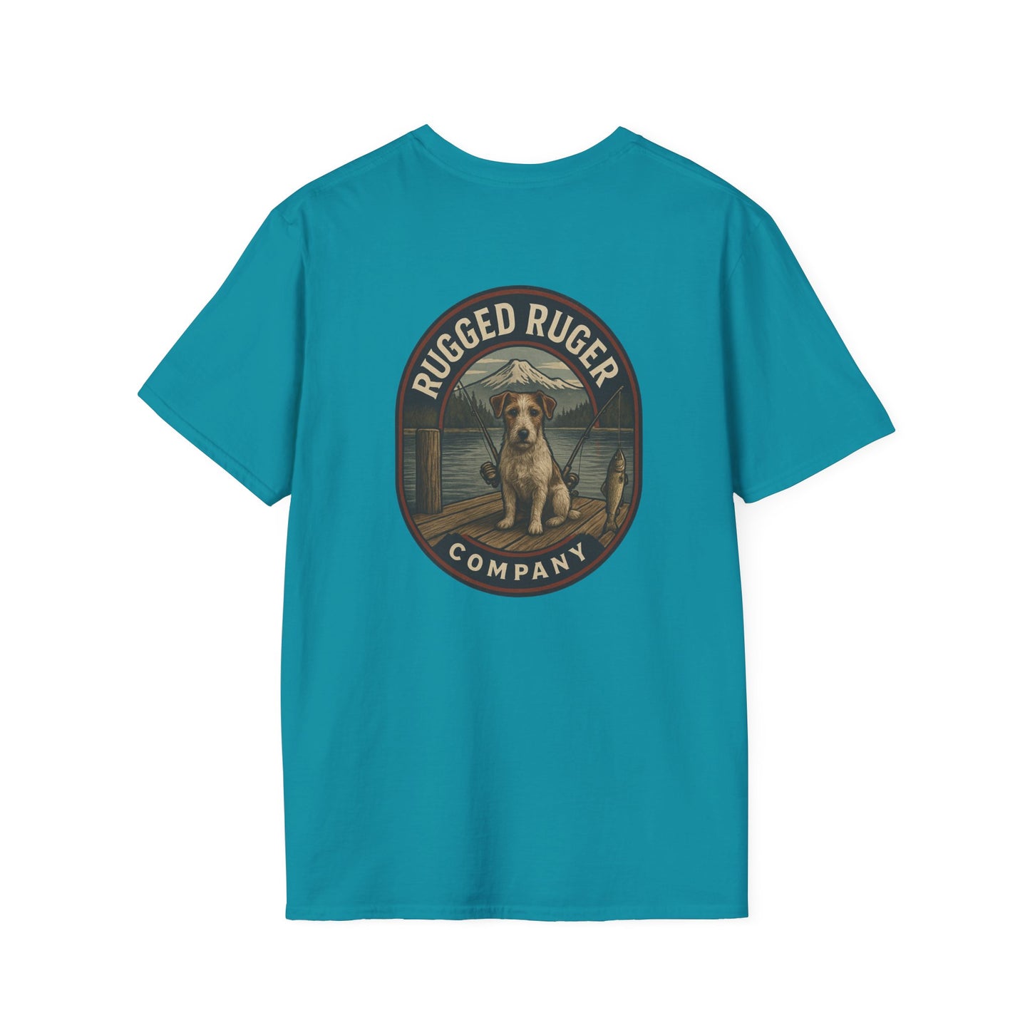 Rugged Ruger: Fishing,  Unisex Soft T-Shirt