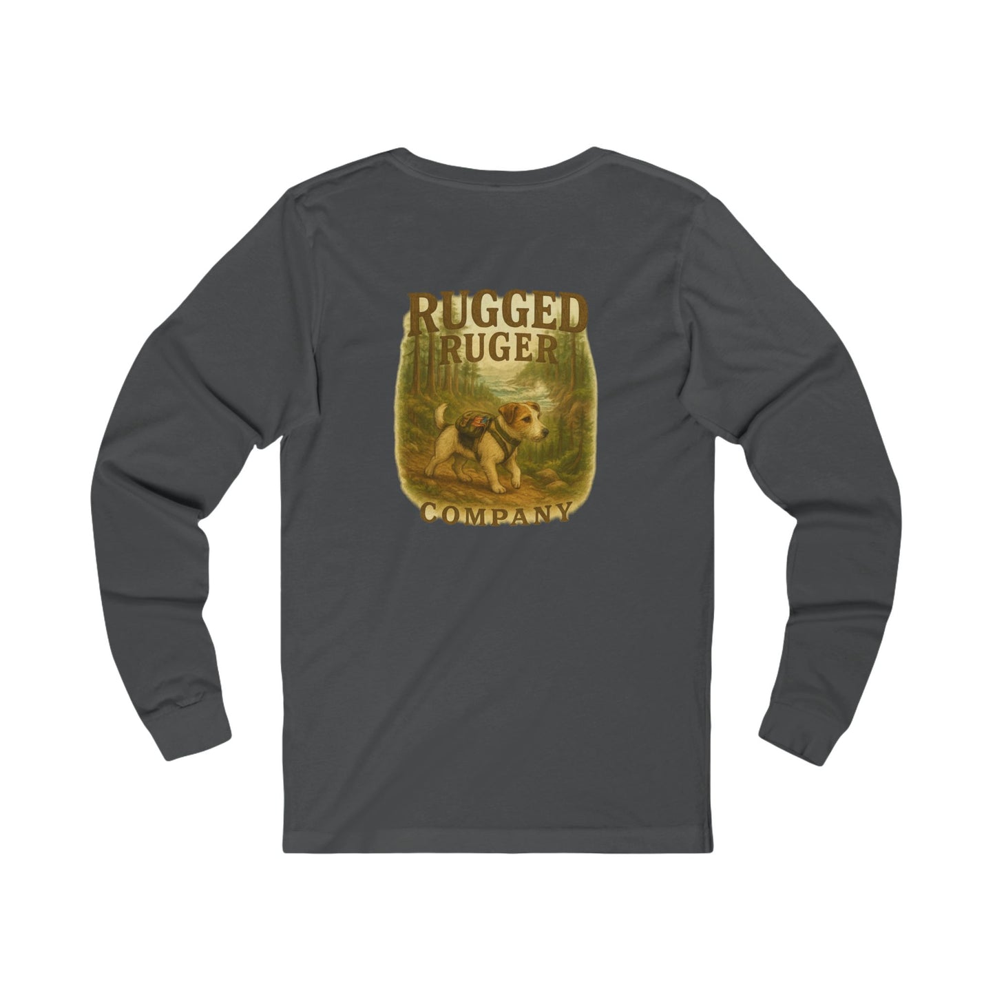 Rugged Ruger: Hiking, Unisex Jersey Long Sleeve Tee