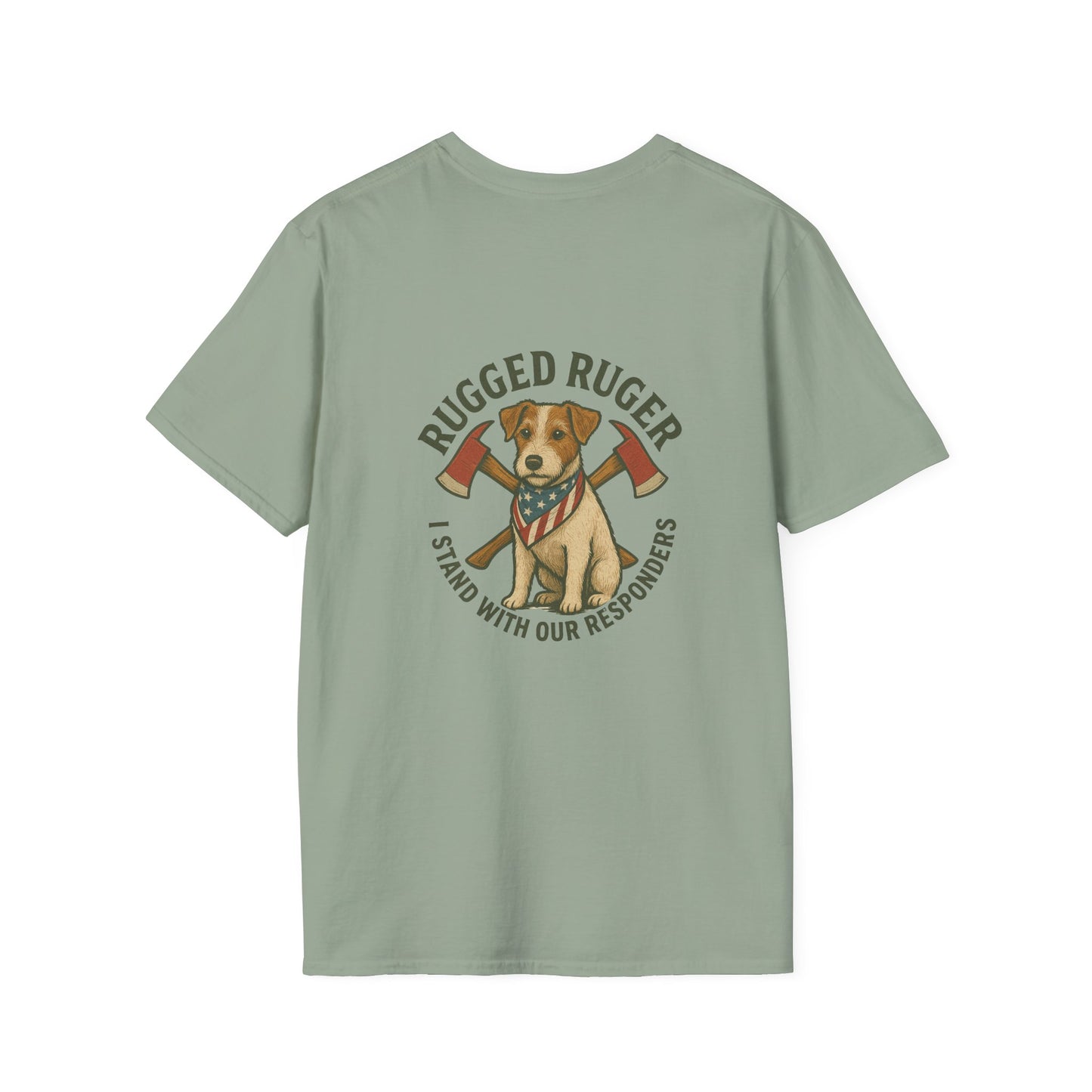 Rugged Rugger: Support Our Responders Shirt, Unisex Graphic Tee