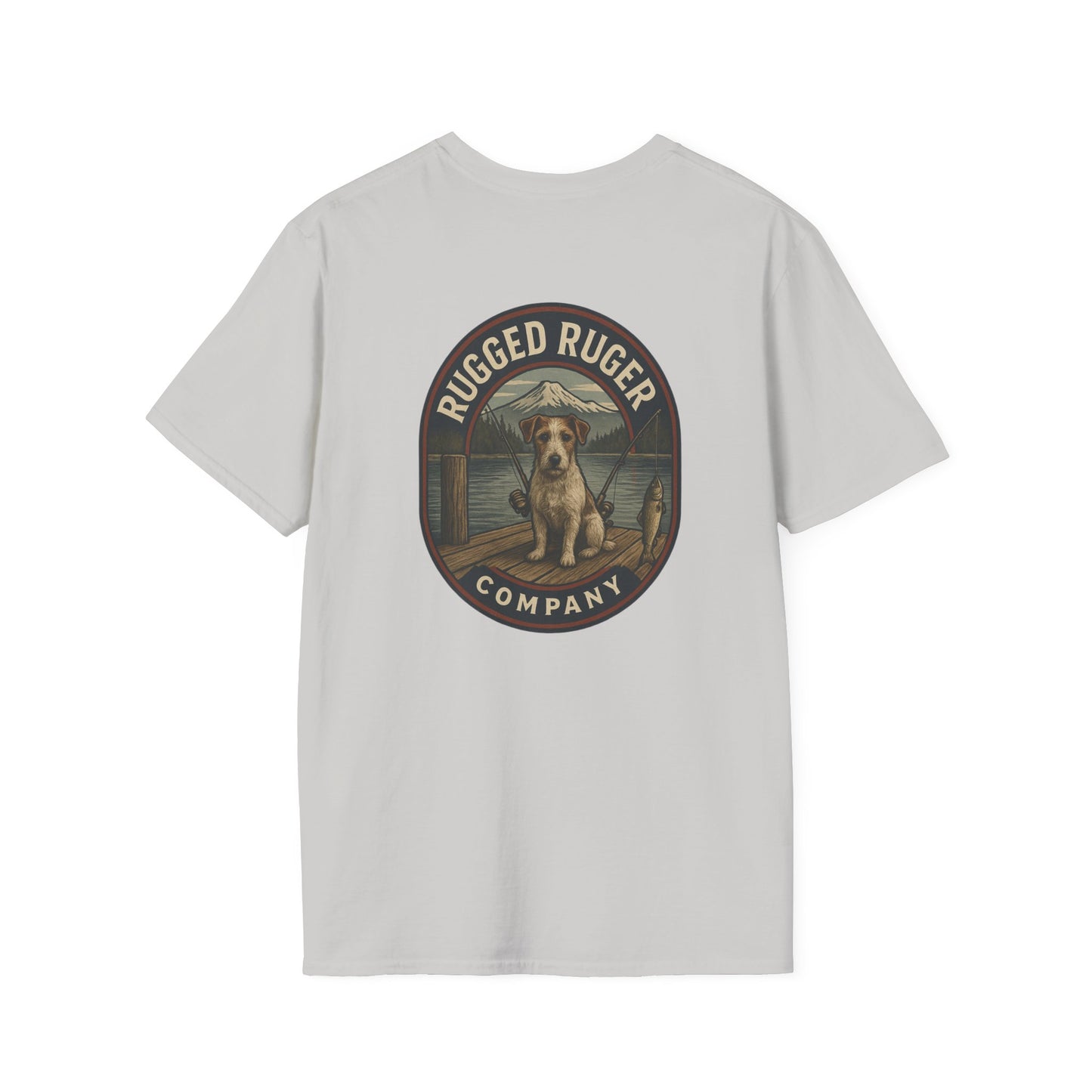 Rugged Ruger: Fishing,  Unisex Soft T-Shirt