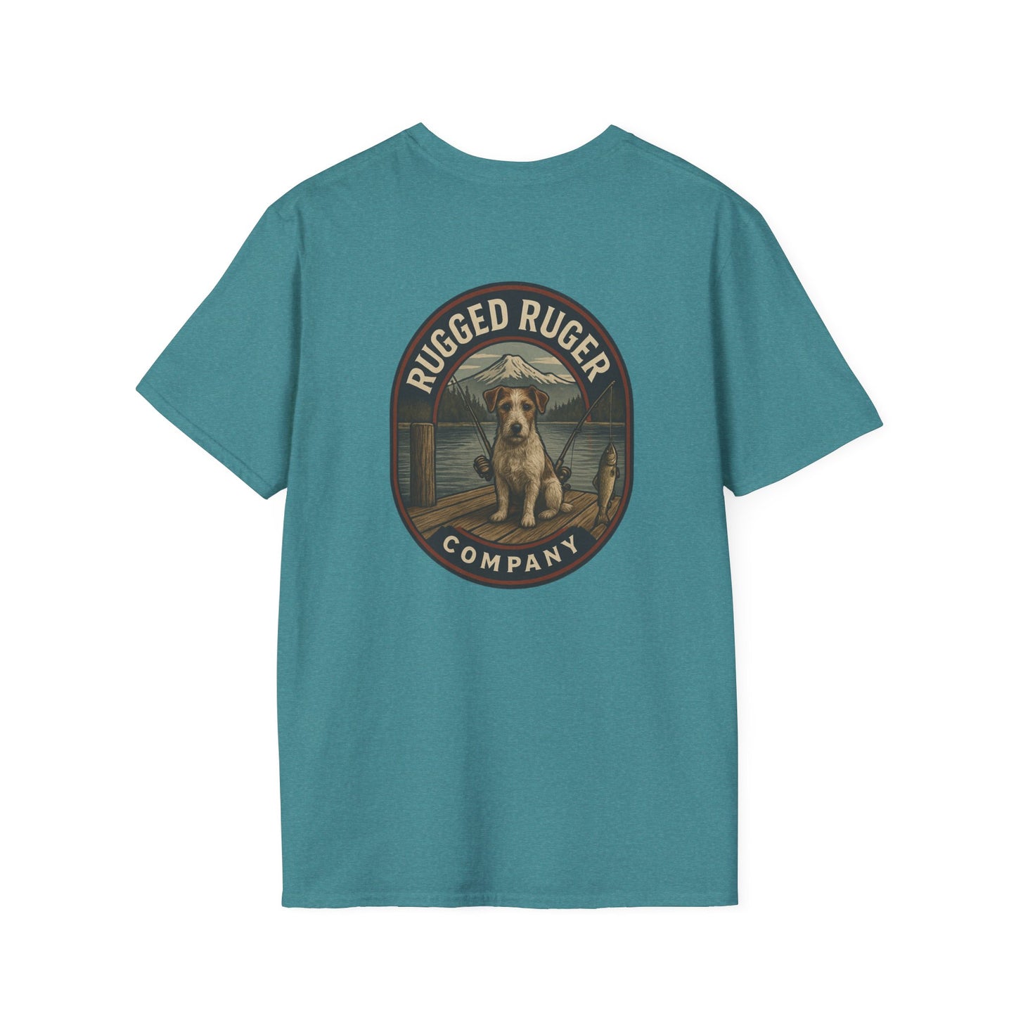 Rugged Ruger: Fishing,  Unisex Soft T-Shirt