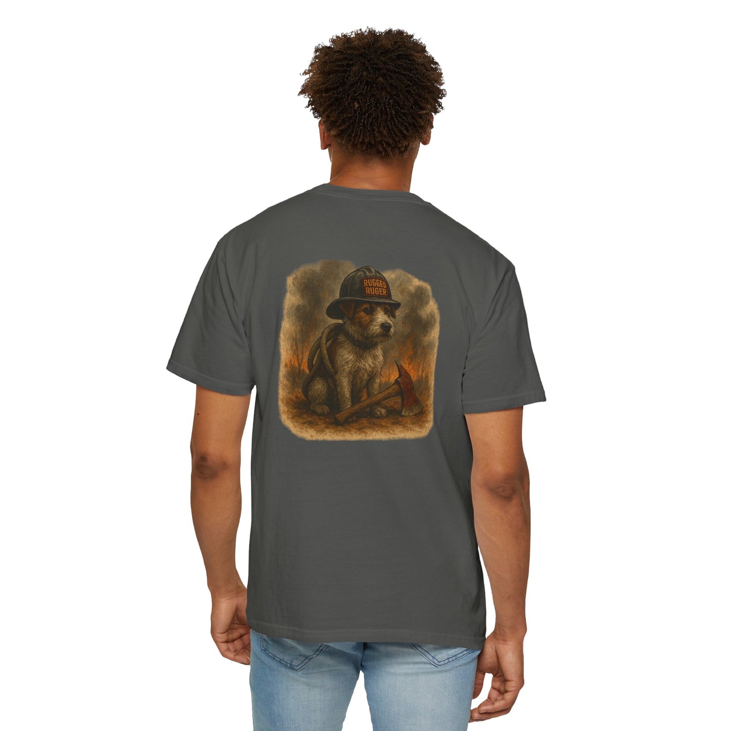 Rugged Ruger: Wildland Fire, Unisex Garment-Dyed Tee