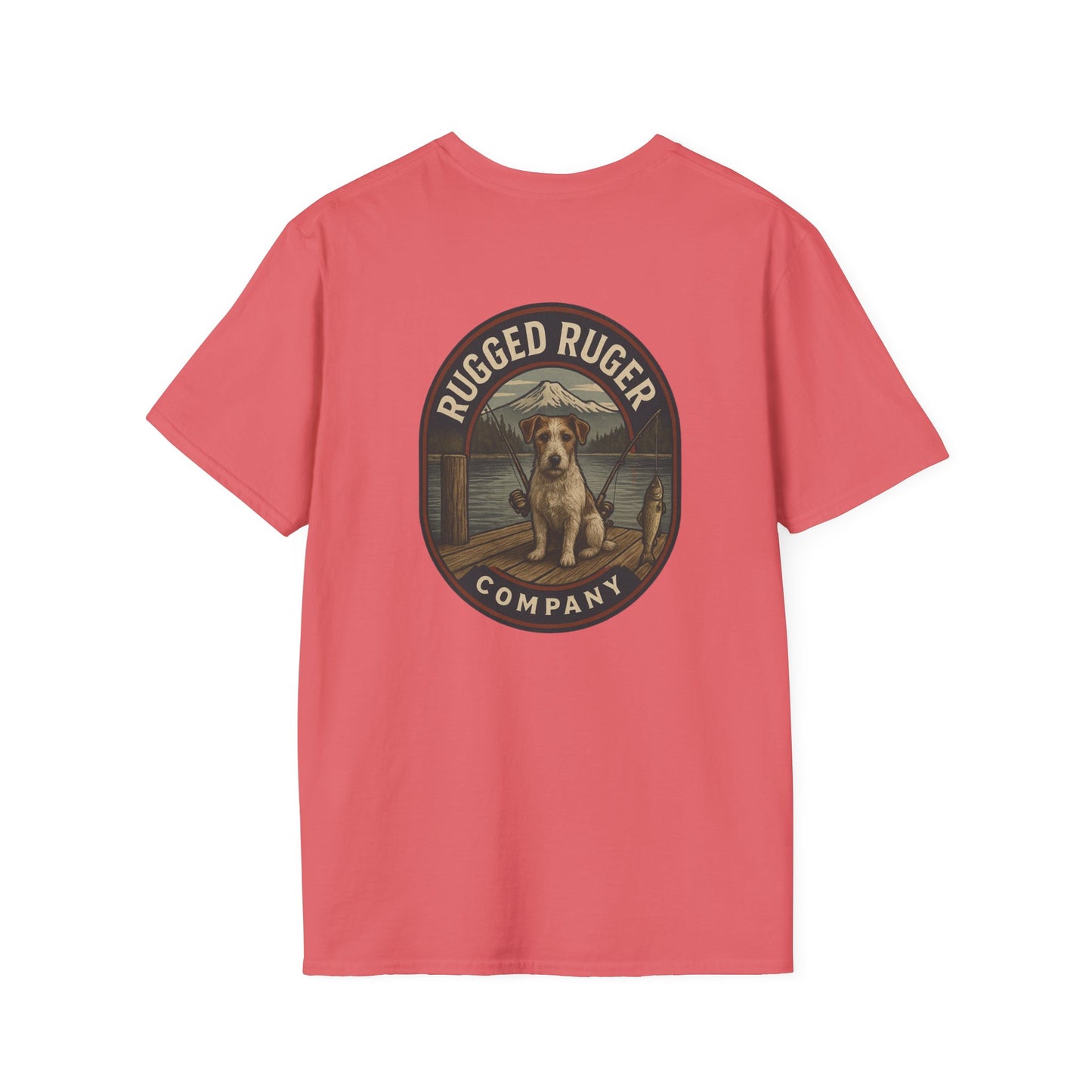 Rugged Ruger: Fishing,  Unisex Soft T-Shirt