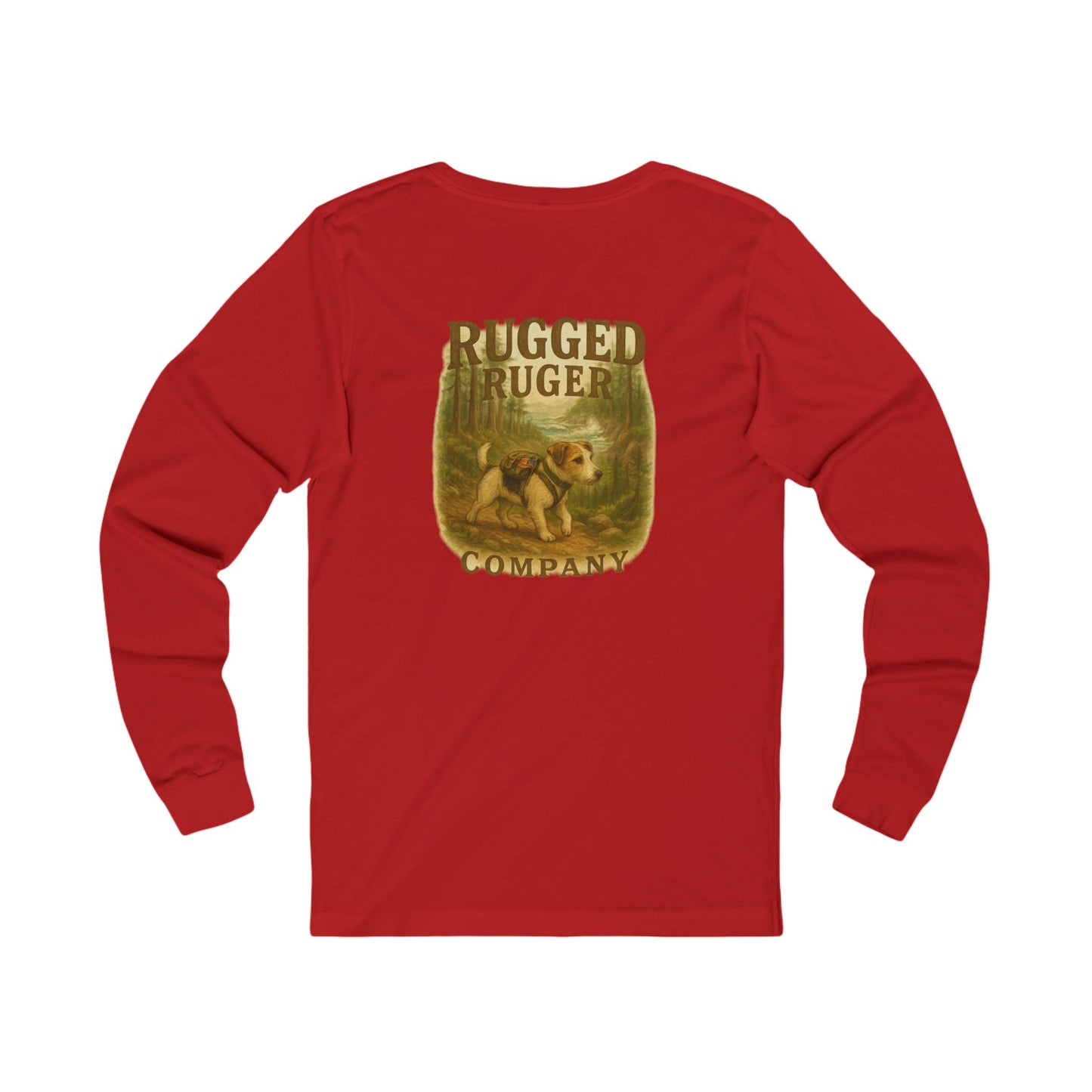 Rugged Ruger: Hiking, Unisex Jersey Long Sleeve Tee