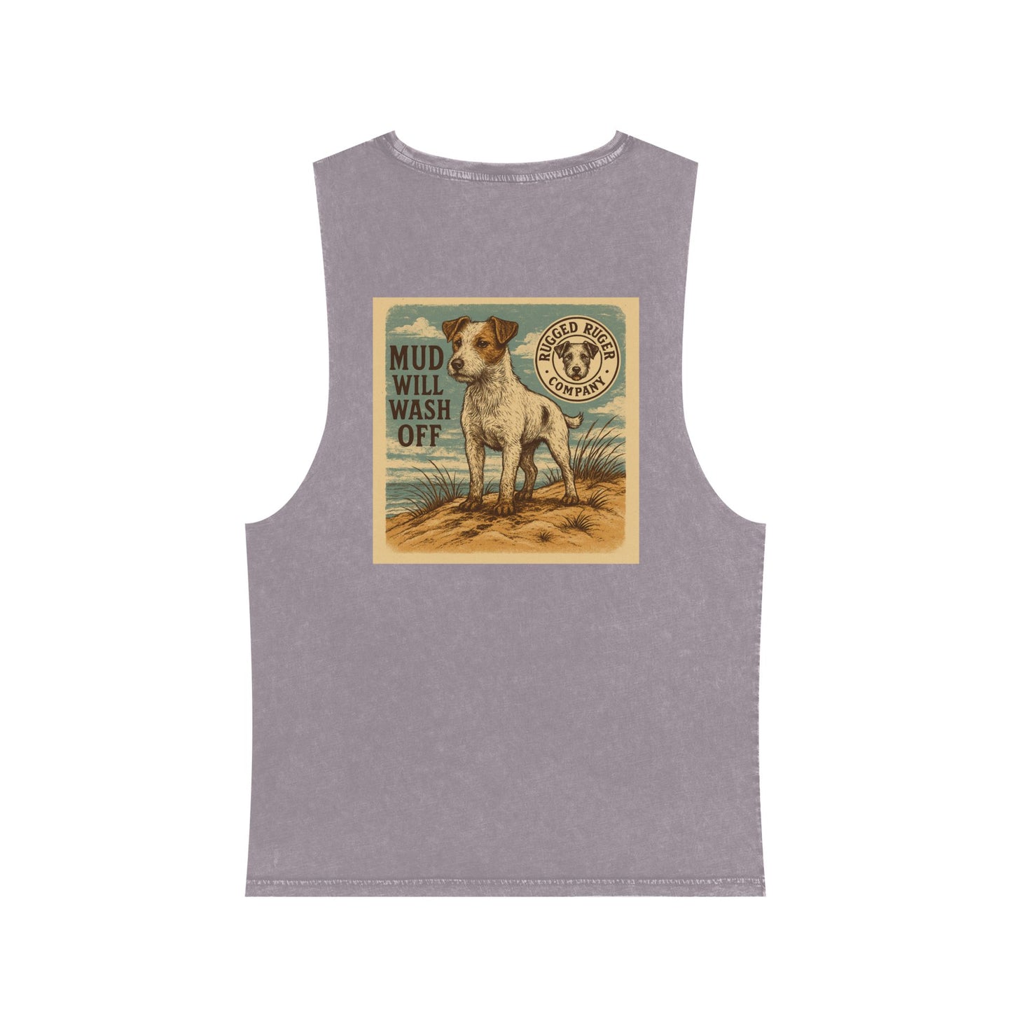 Rugged Ruger Vintage Stonewash Tank Top - Perfect for Summer, Outdoor Activities