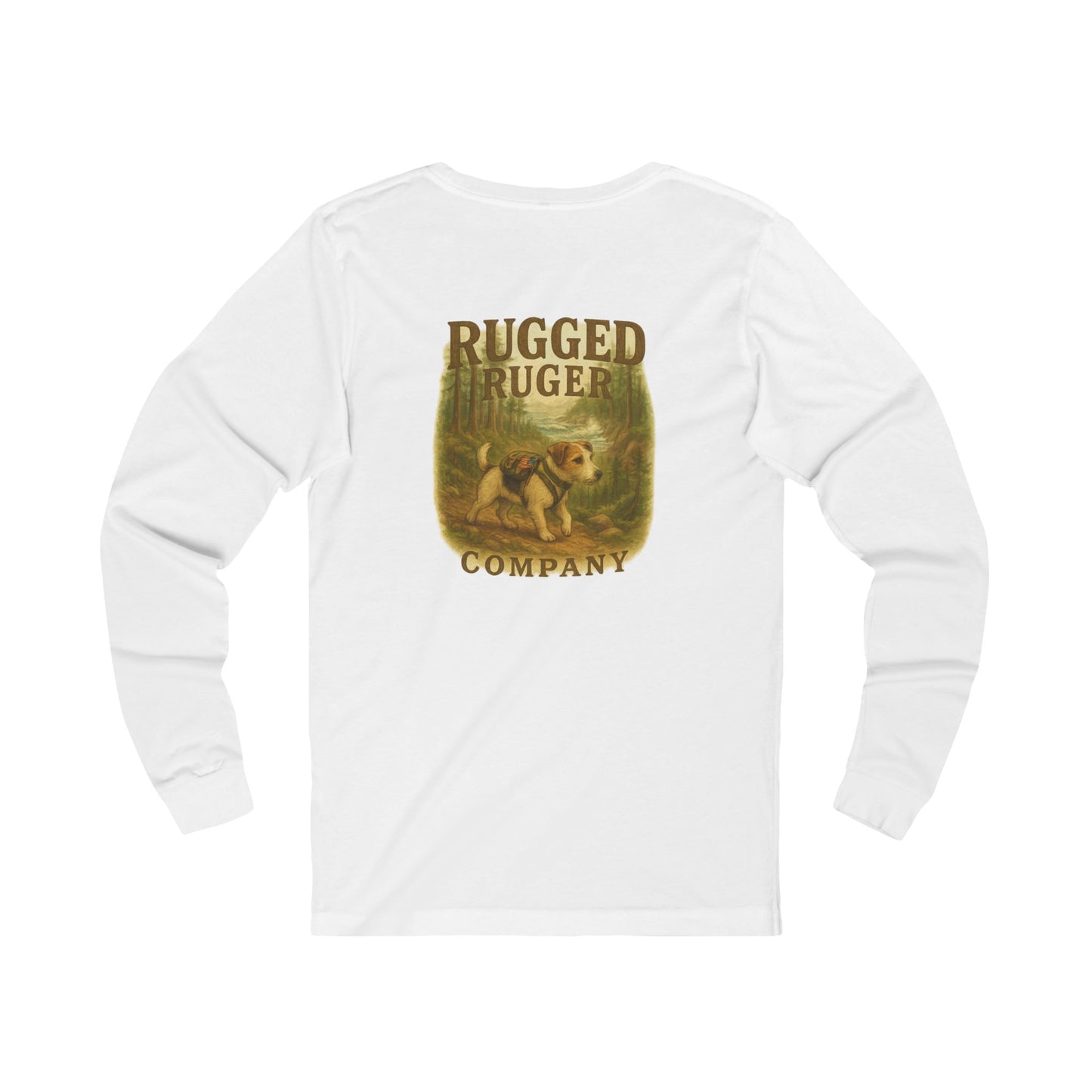 Rugged Ruger: Hiking, Unisex Jersey Long Sleeve Tee