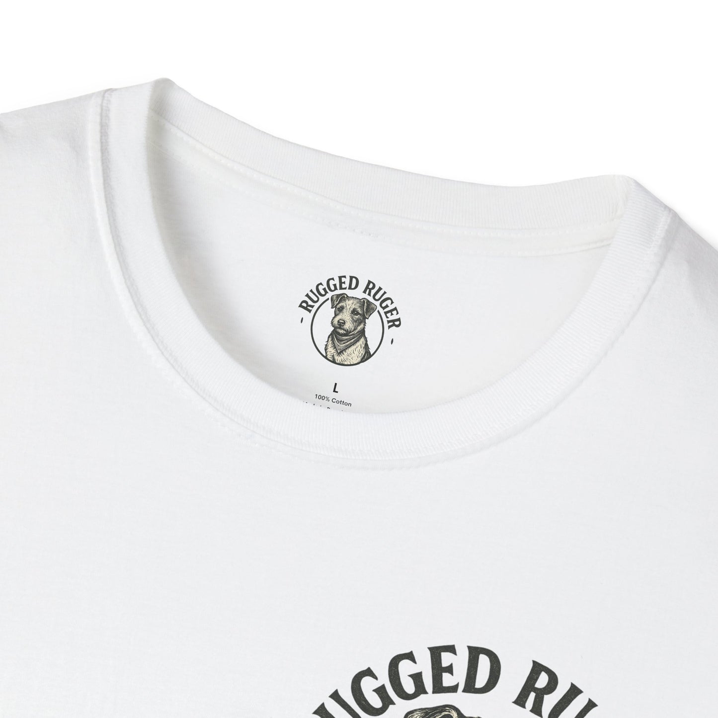 Rugged Ruger: Lineman Lord thank you for letting me go tall, Unisex Soft style tee