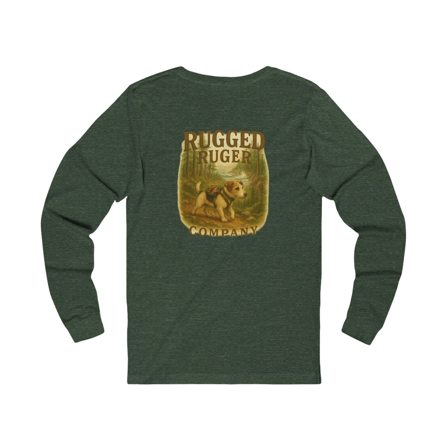 Rugged Ruger: Hiking, Unisex Jersey Long Sleeve Tee