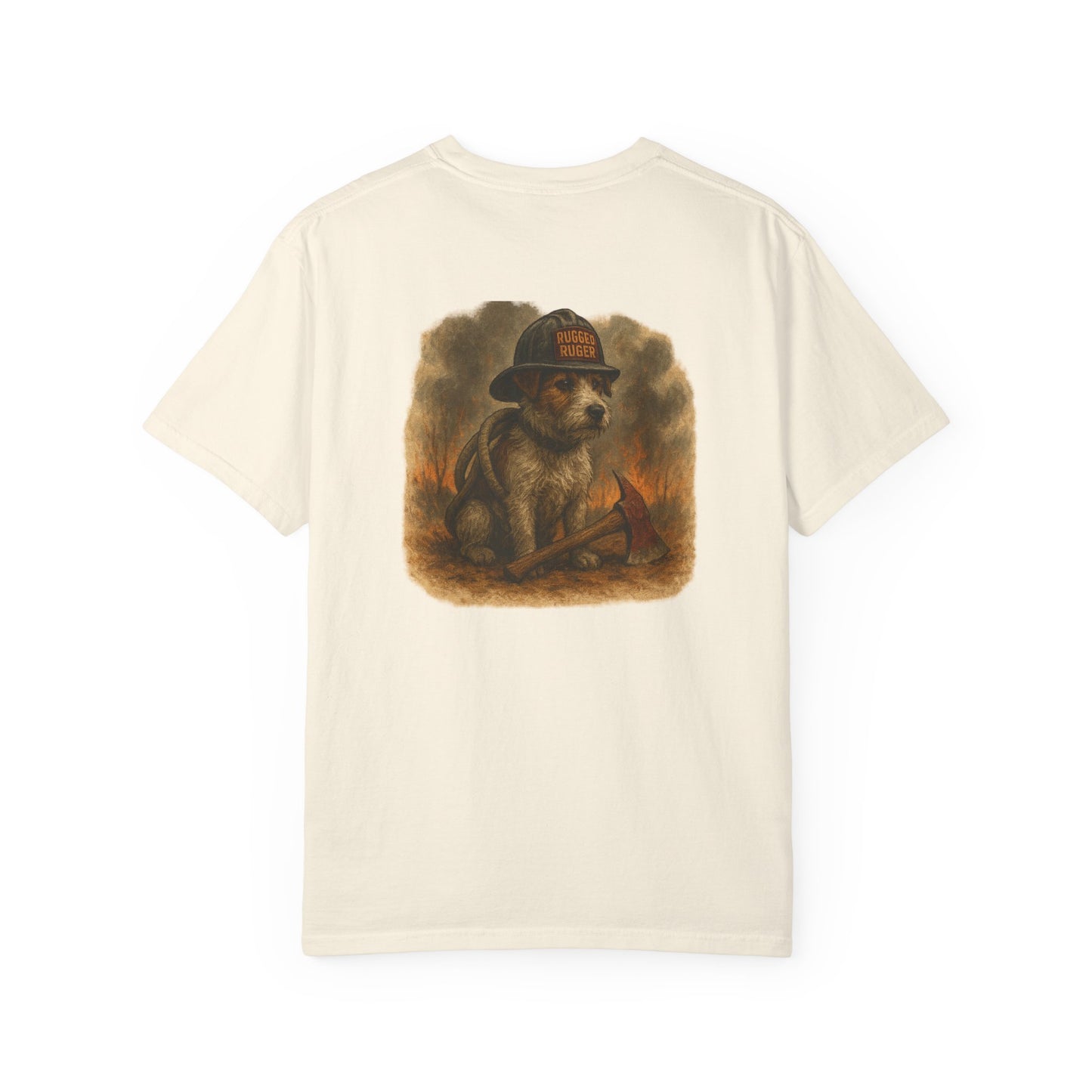 Rugged Ruger: Wildland Fire, Unisex Garment-Dyed Tee