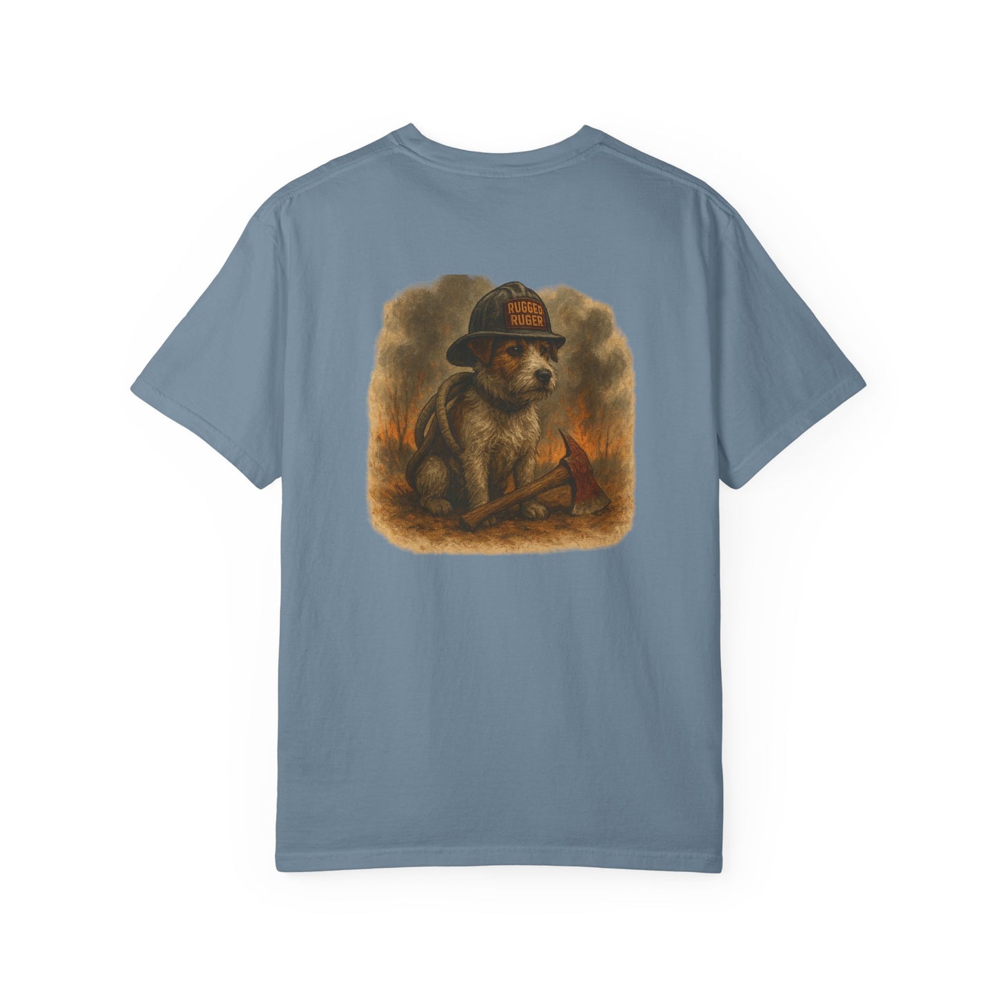 Rugged Ruger: Wildland Fire, Unisex Garment-Dyed Tee