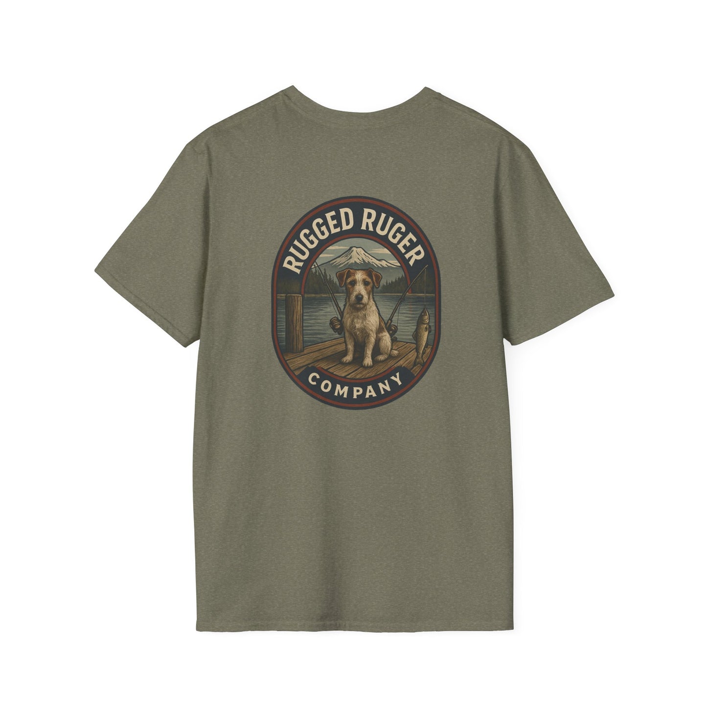 Rugged Ruger: Fishing,  Unisex Soft T-Shirt