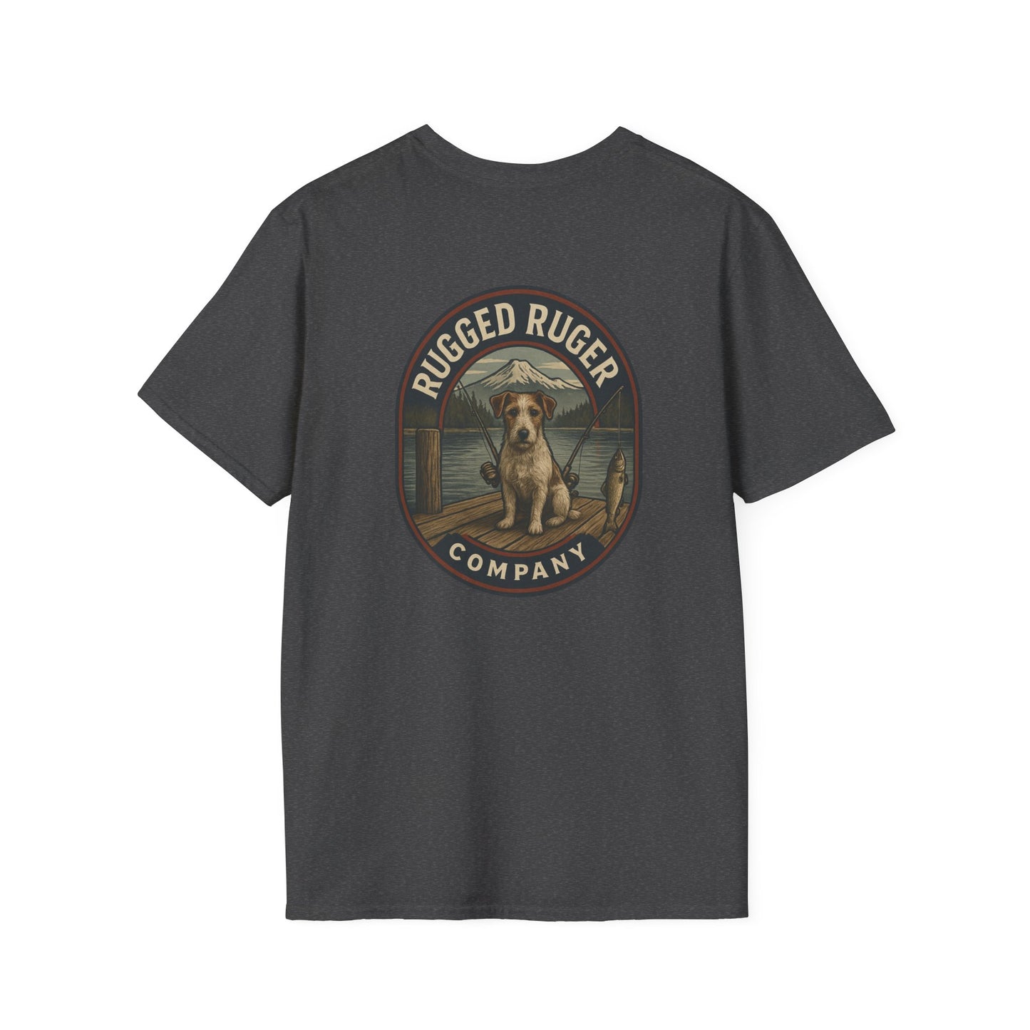 Rugged Ruger: Fishing,  Unisex Soft T-Shirt
