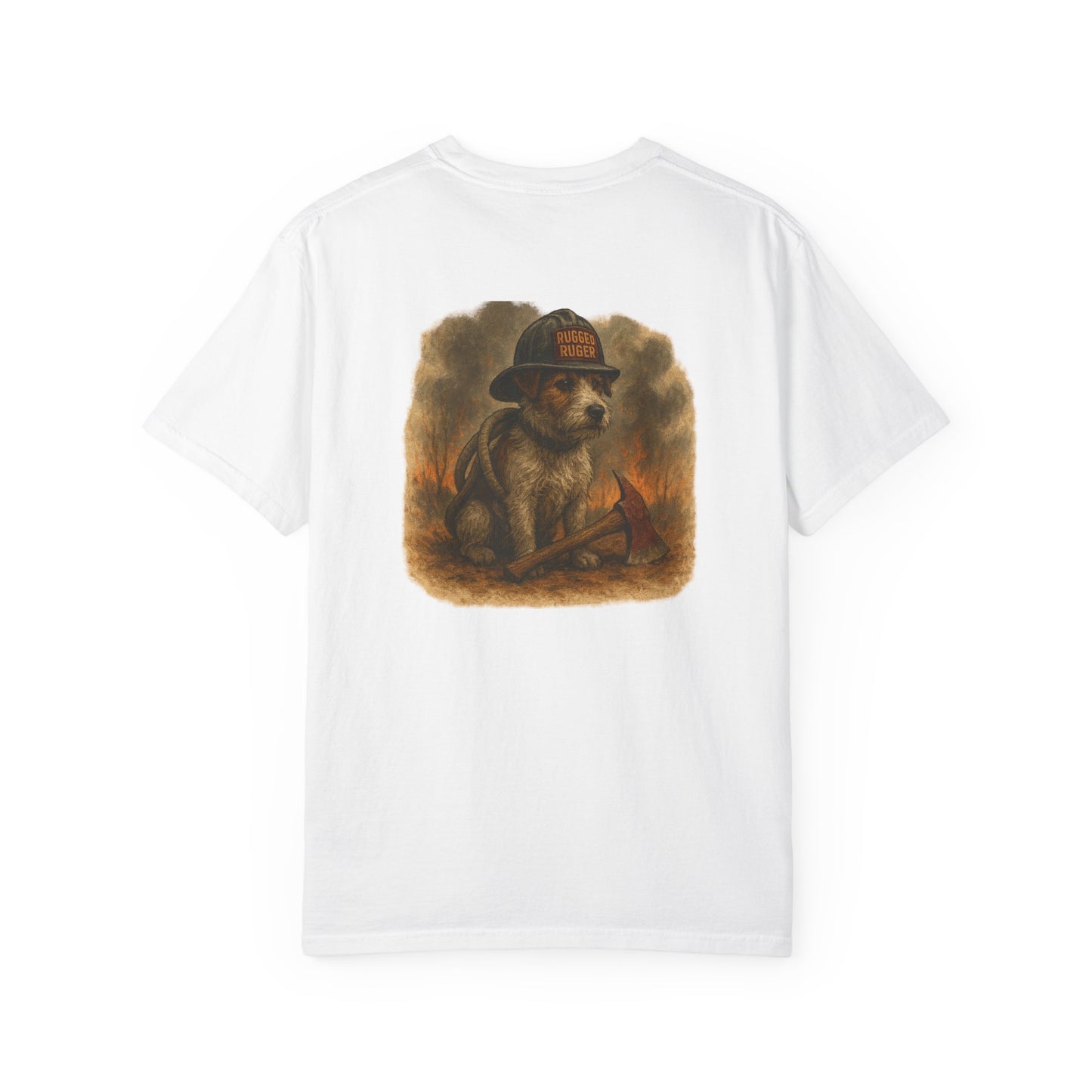 Rugged Ruger: Wildland Fire, Unisex Garment-Dyed Tee