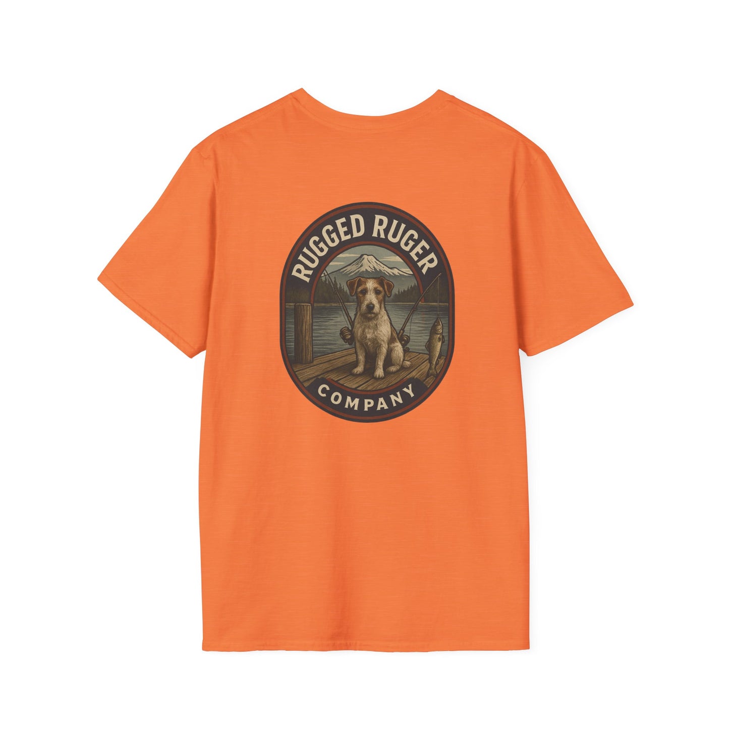 Rugged Ruger: Fishing,  Unisex Soft T-Shirt