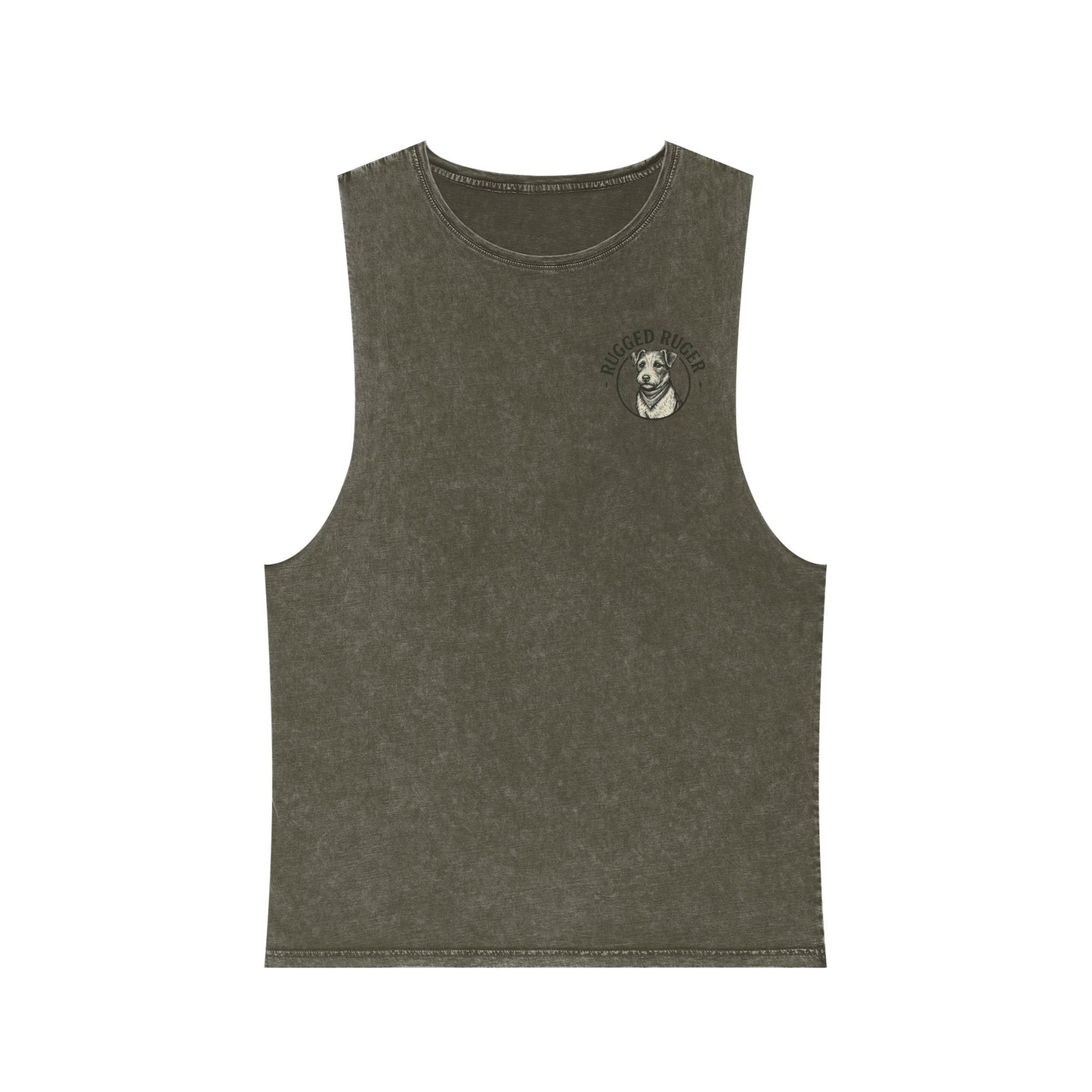 Rugged Ruger Vintage Stonewash Tank Top - Perfect for Summer, Outdoor Activities