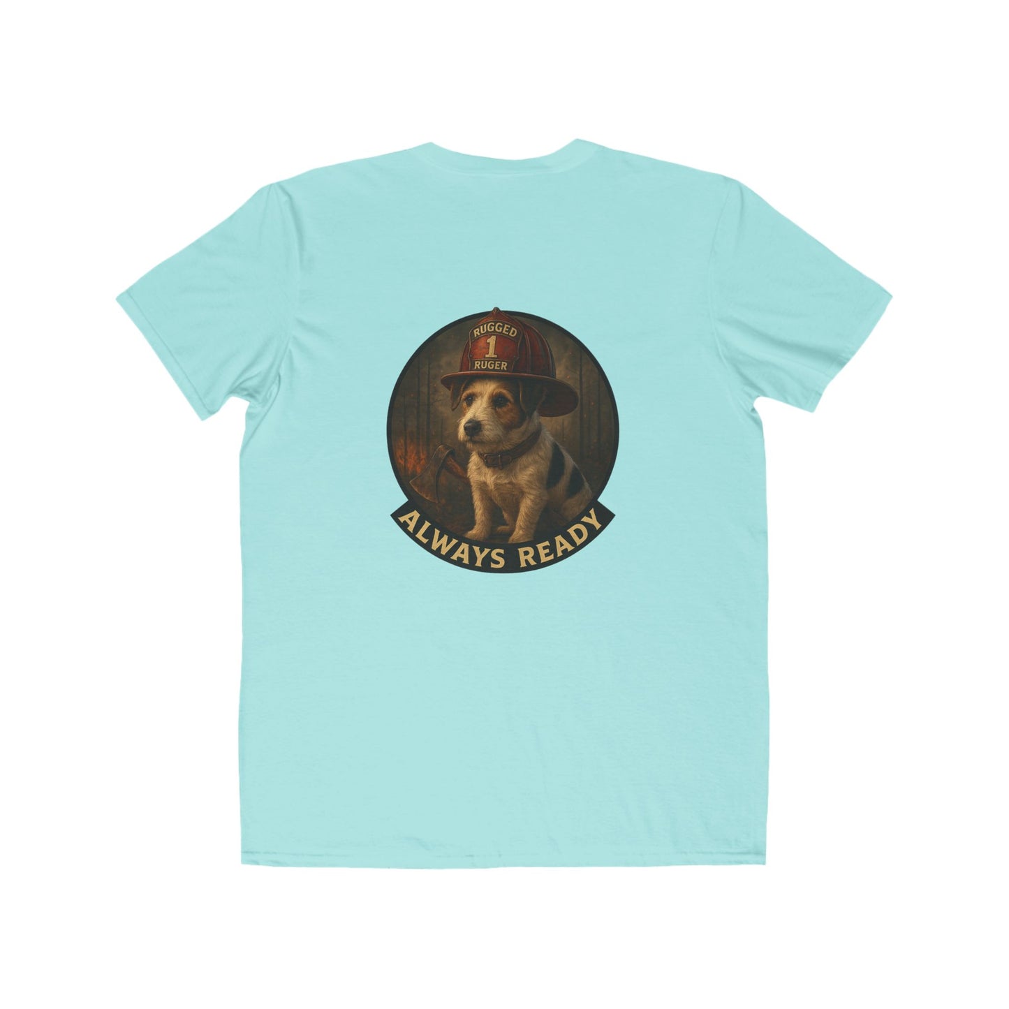 Rugged Ruger Firefighter Tee: Always ready, Men's Lightweight Tee,