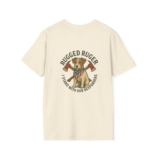 Rugged Rugger: Support Our Responders Shirt, Unisex Graphic Tee