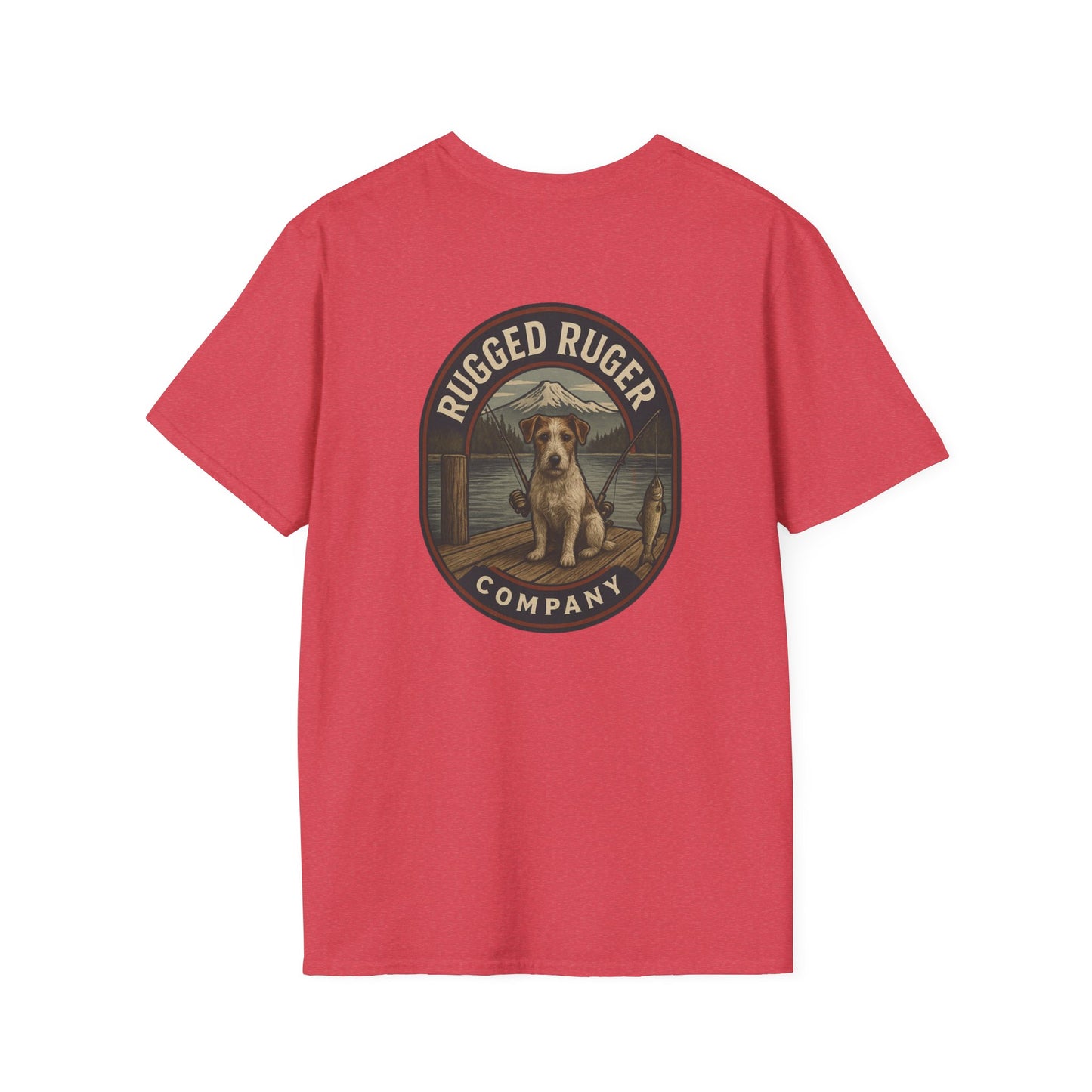 Rugged Ruger: Fishing,  Unisex Soft T-Shirt