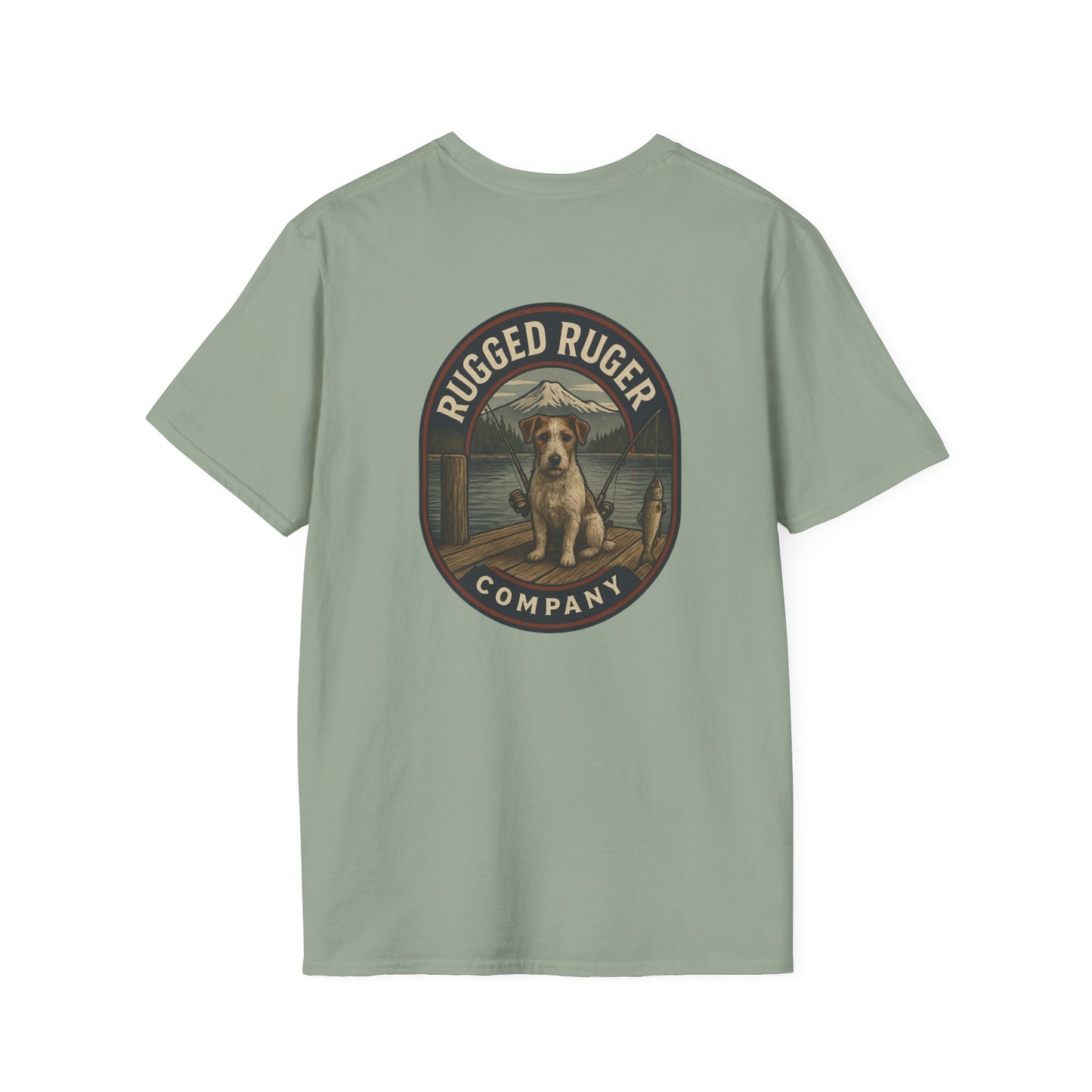 Rugged Ruger: Fishing,  Unisex Soft T-Shirt