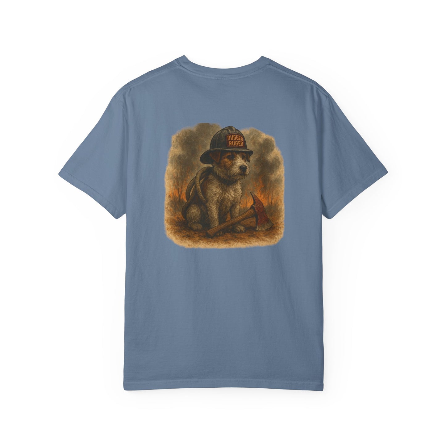 Rugged Ruger: Wildland Fire, Unisex Garment-Dyed Tee